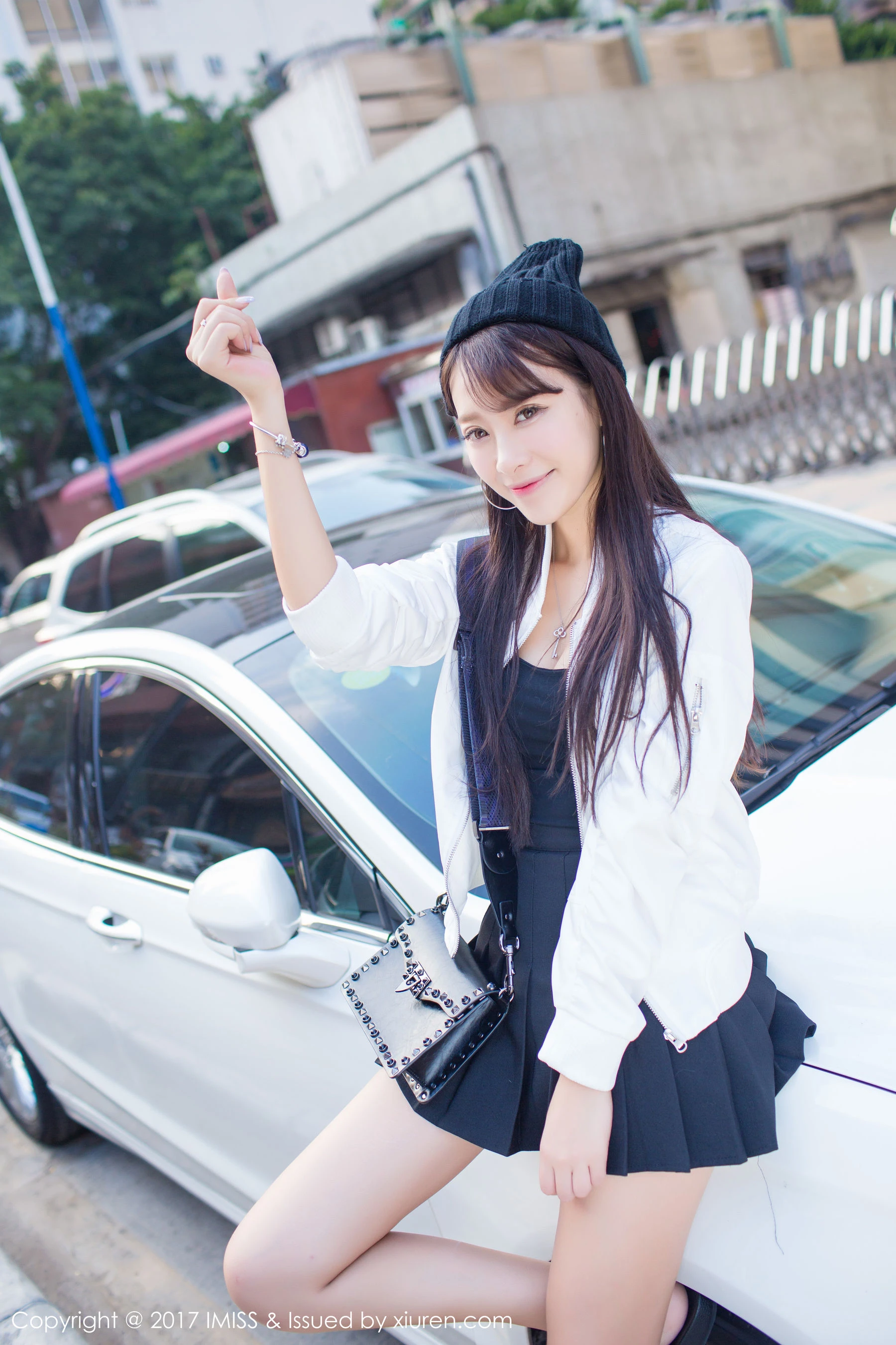 女神@王曼妮好Q街拍系列 爱蜜社 VOL.163第13张