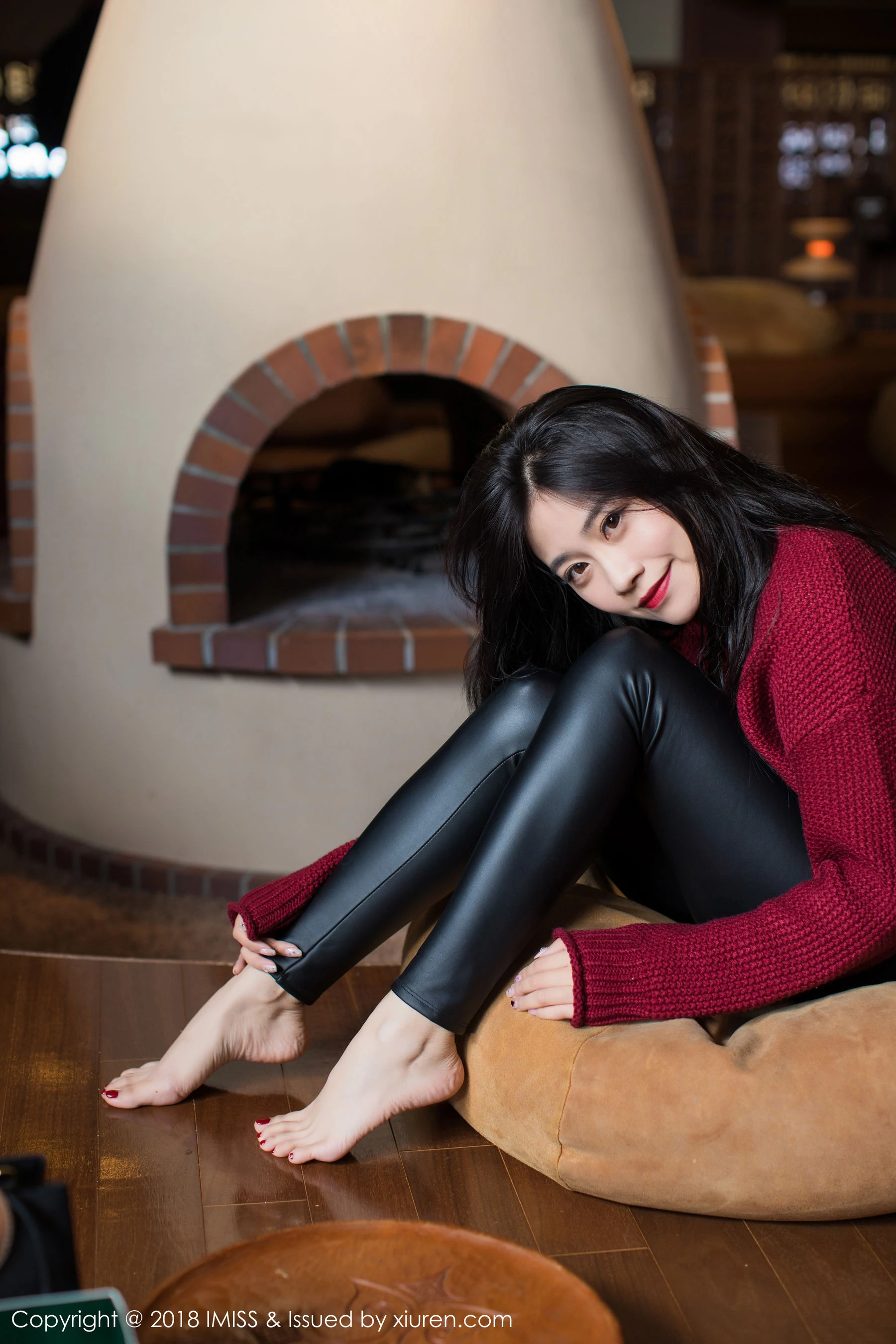 许诺Sabrina《极致美到窒息的美腿诱惑》 爱蜜社IMiss Vol.239第18张