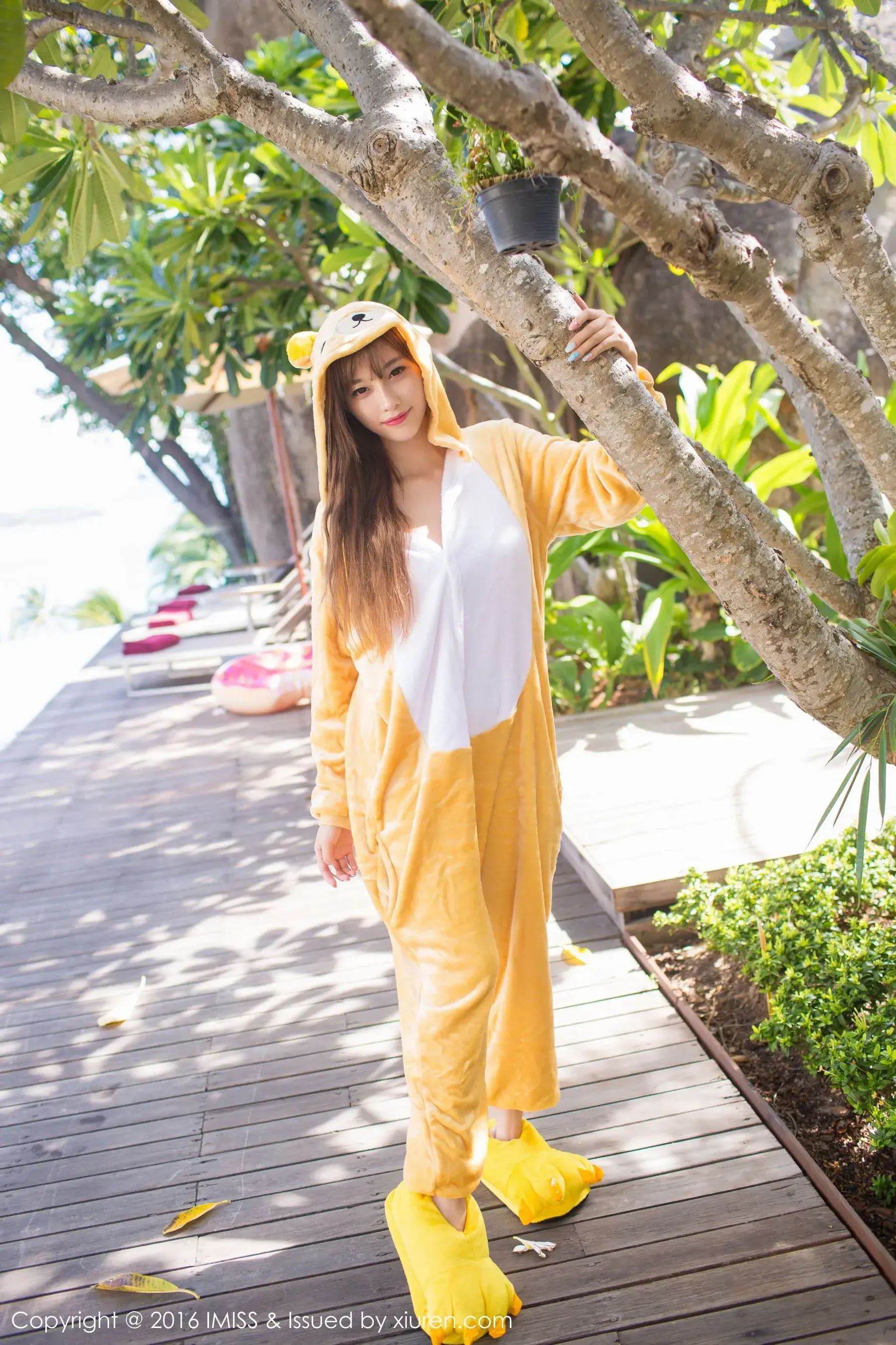  sugar小甜心CC《美女扮野兽+旗袍与丝袜》 爱蜜社IMiss Vol.136第7张