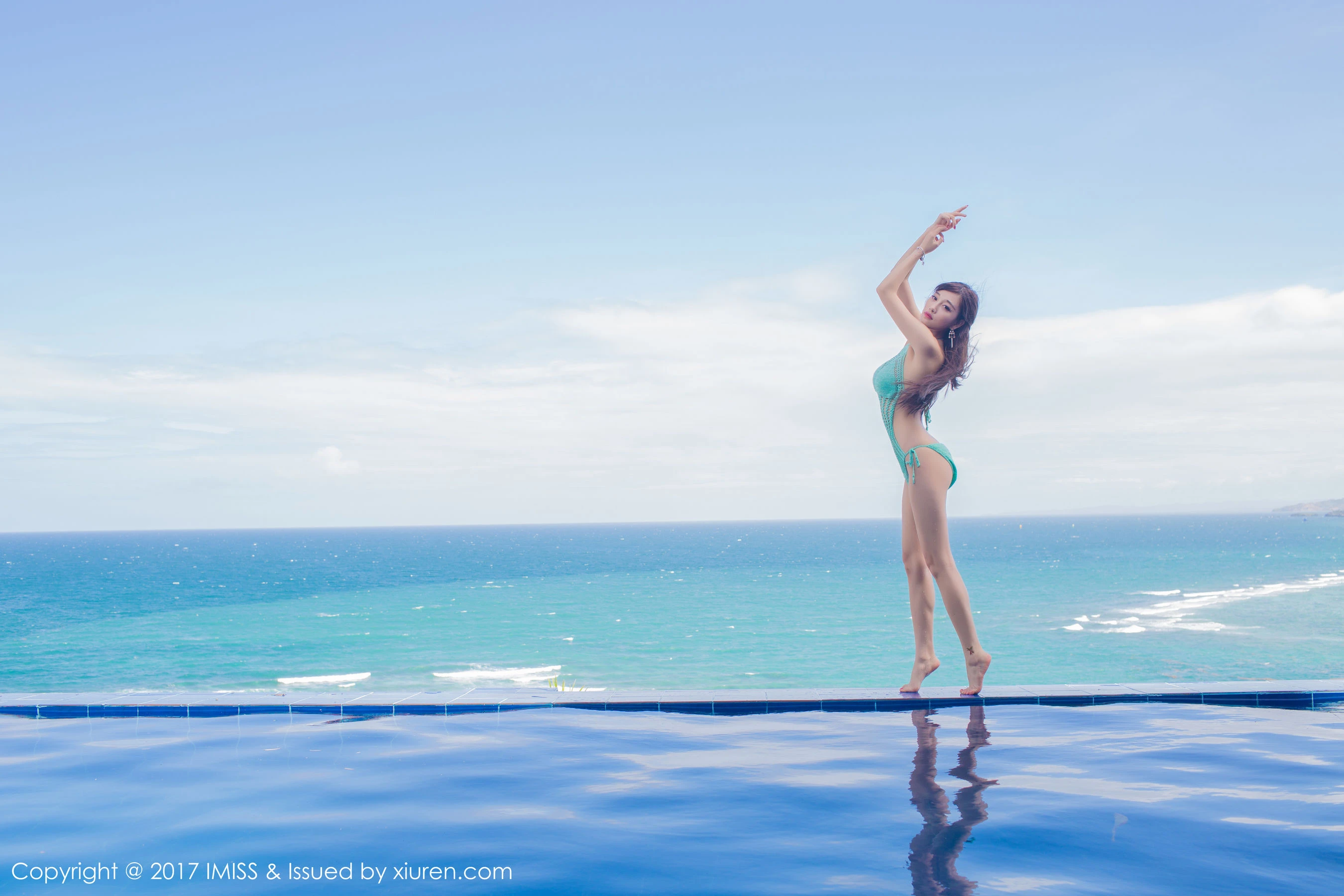  sugar小甜心CC《针织比基尼+黑丝美腿》 爱蜜社 Vol.147第7张