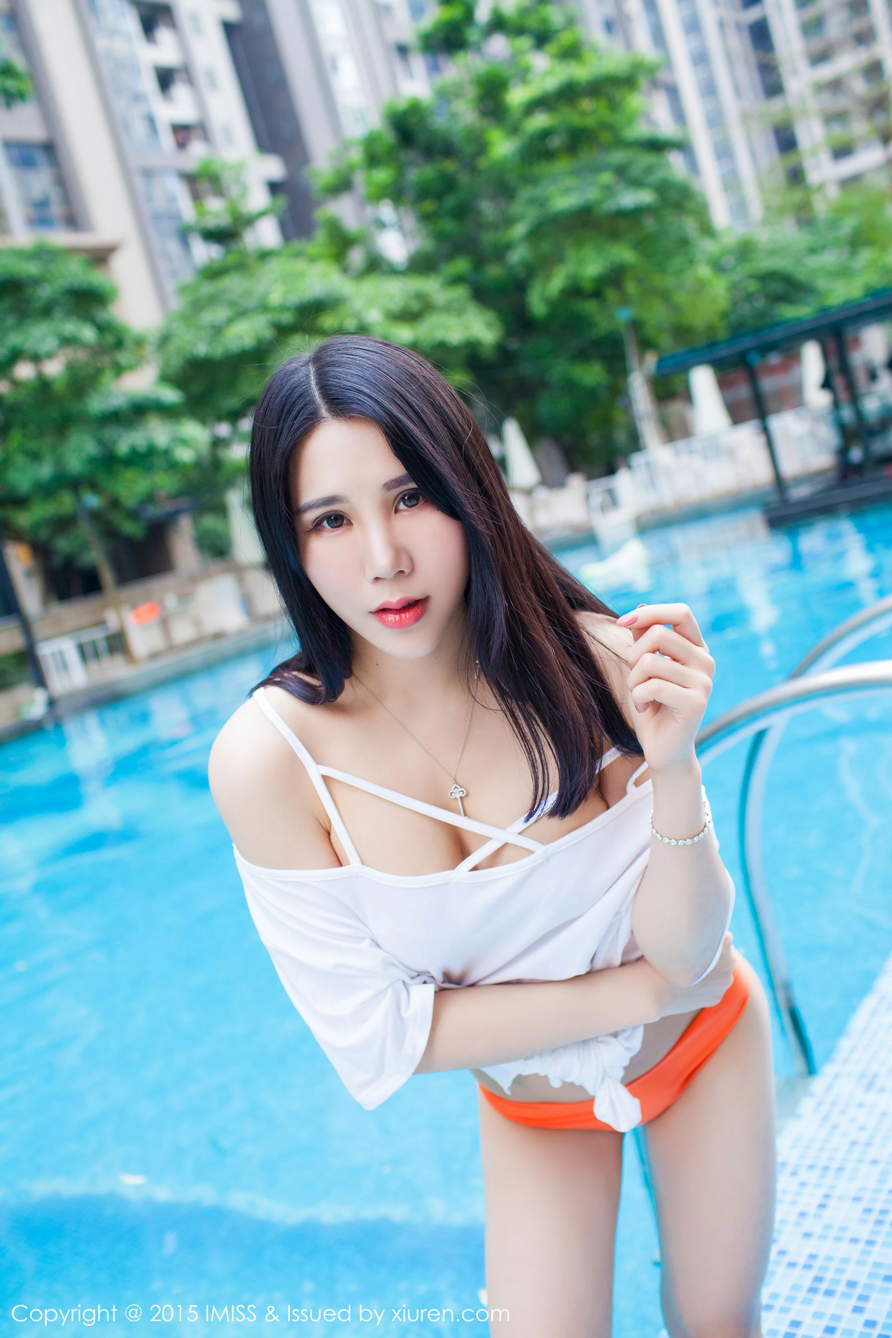 林恩芝alu《清新外拍》 爱蜜社IMiss Vol.048第2张