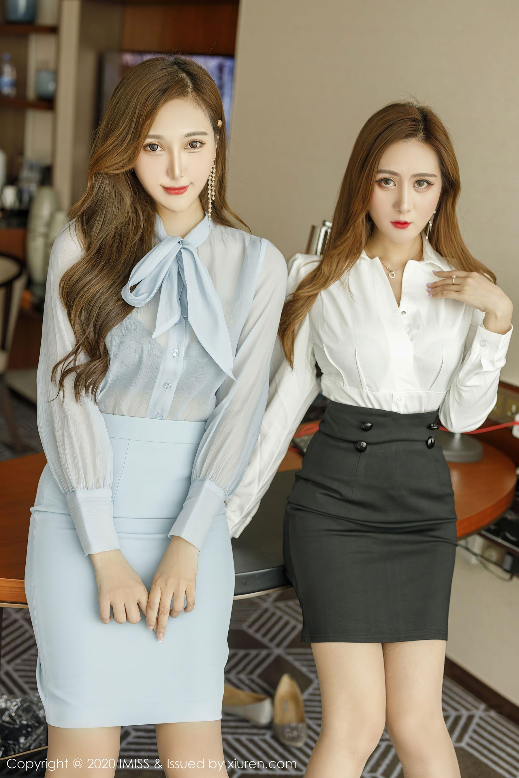  爱蜜社IMiss Vol.504 @Lavinia肉肉和@蜜桃cc第8张