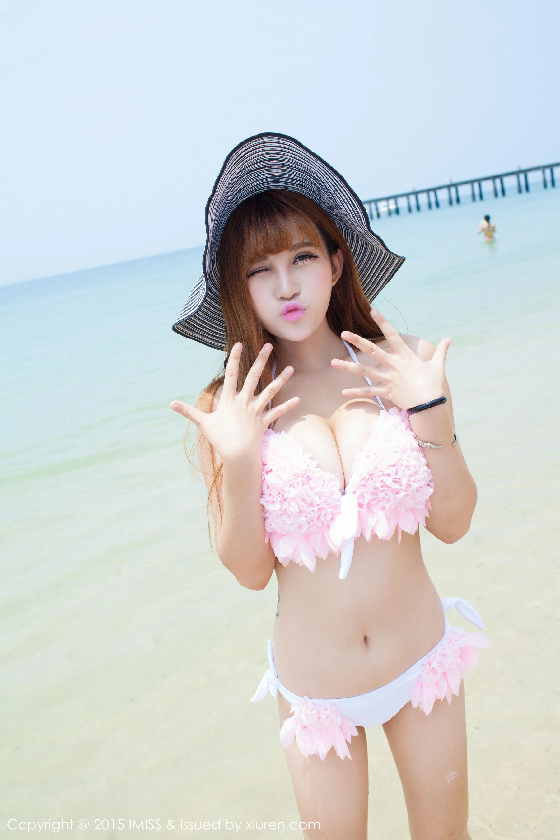  LalaBaby啦啦《泰国普吉岛旅拍》小清新比基尼 爱蜜社IMiss Vol.032第8张