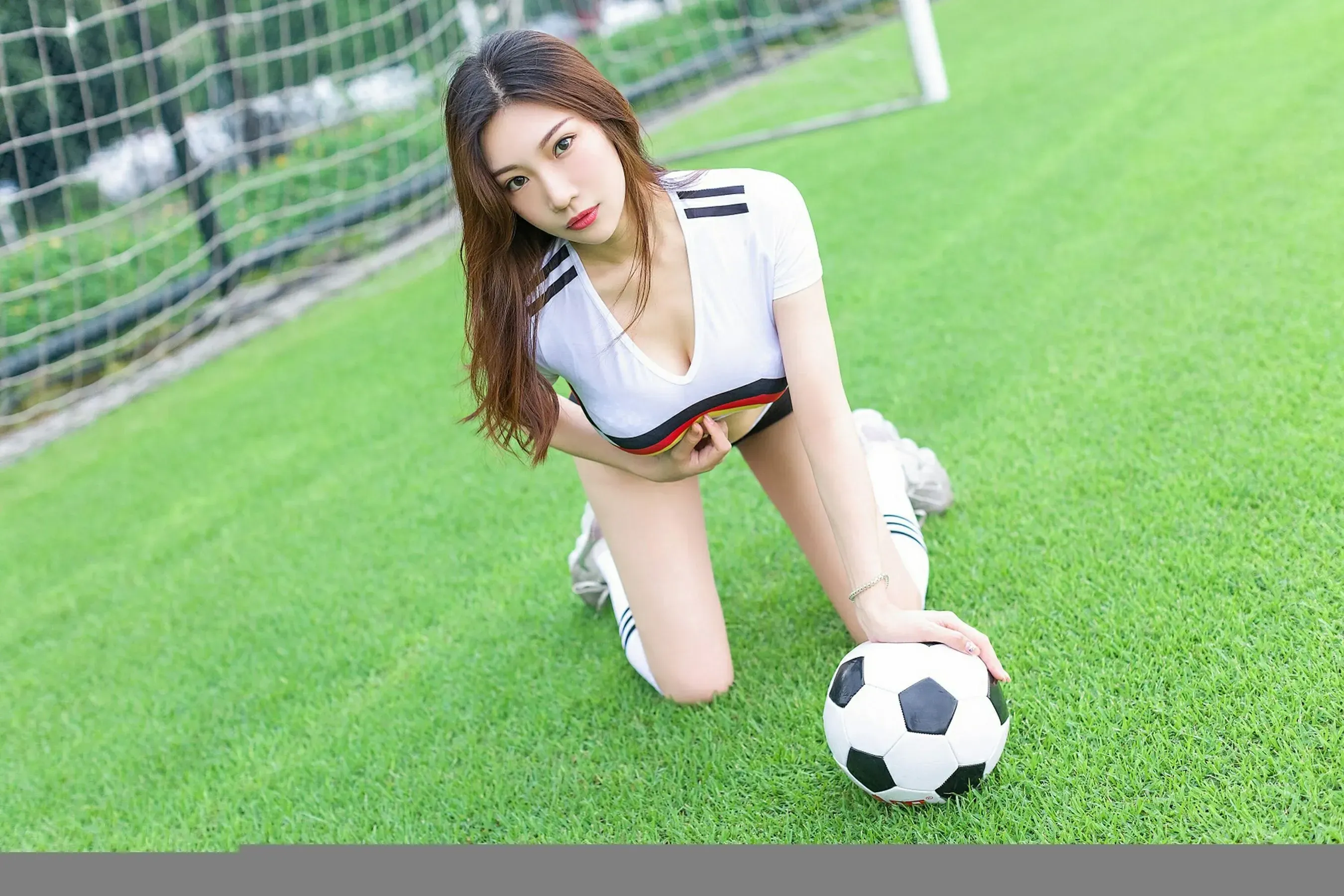  小狐狸Sica《世界杯足球宝贝》 爱蜜社IMiss Vol.255第4张