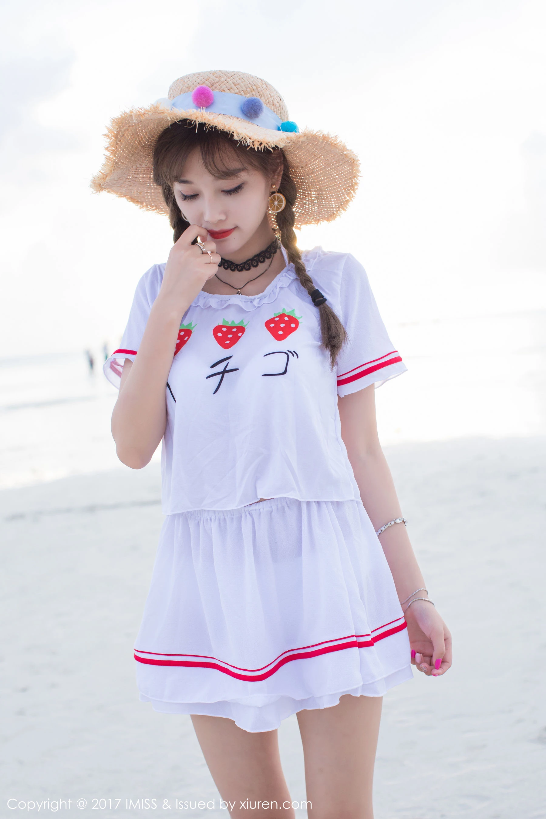  杨晨晨sugar《阳光和沙滩，香车与美人》 爱蜜社IMiss Vol.185第4张