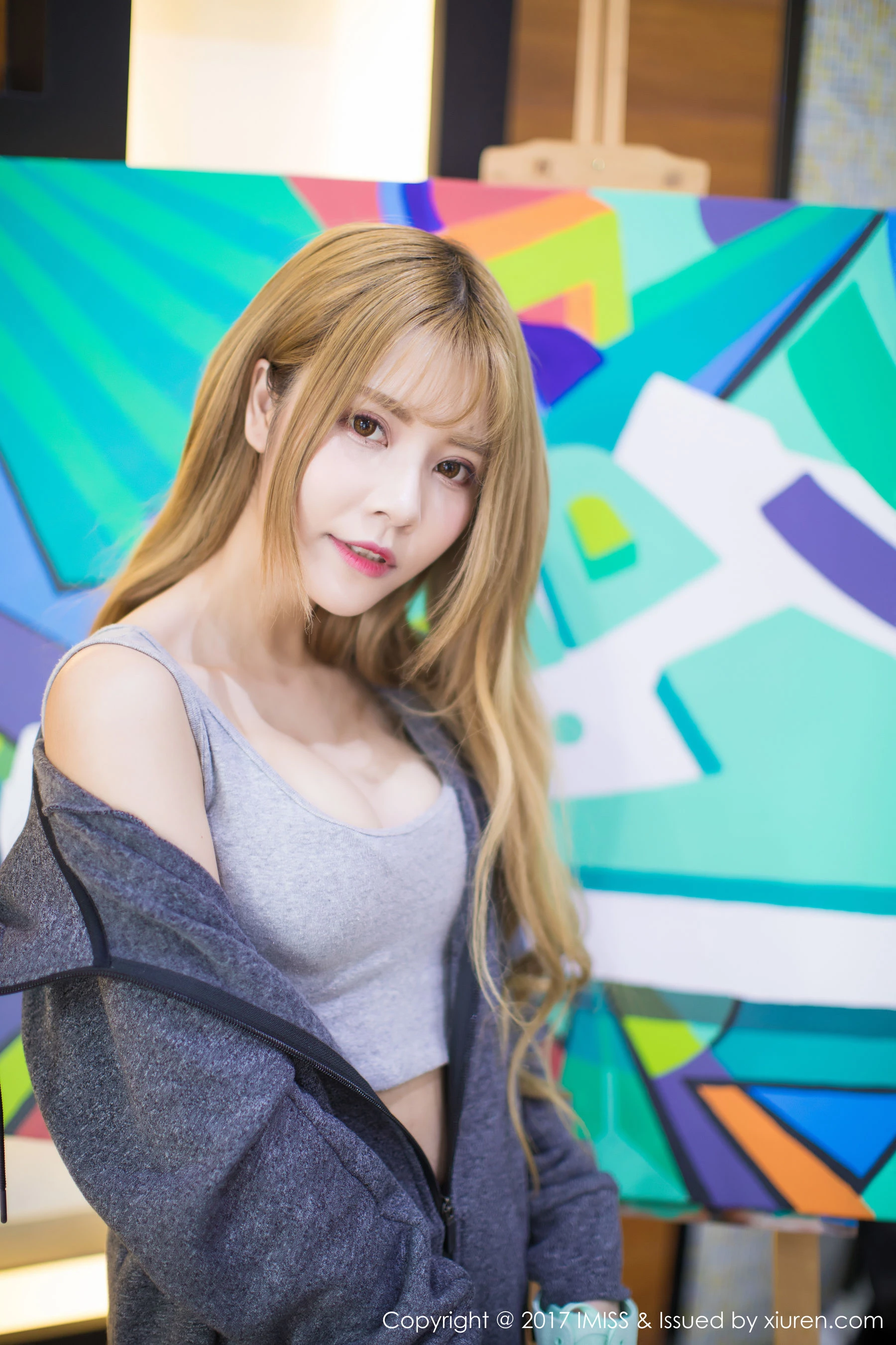 模特夏正正首套 爱蜜社 VOL.172第1张