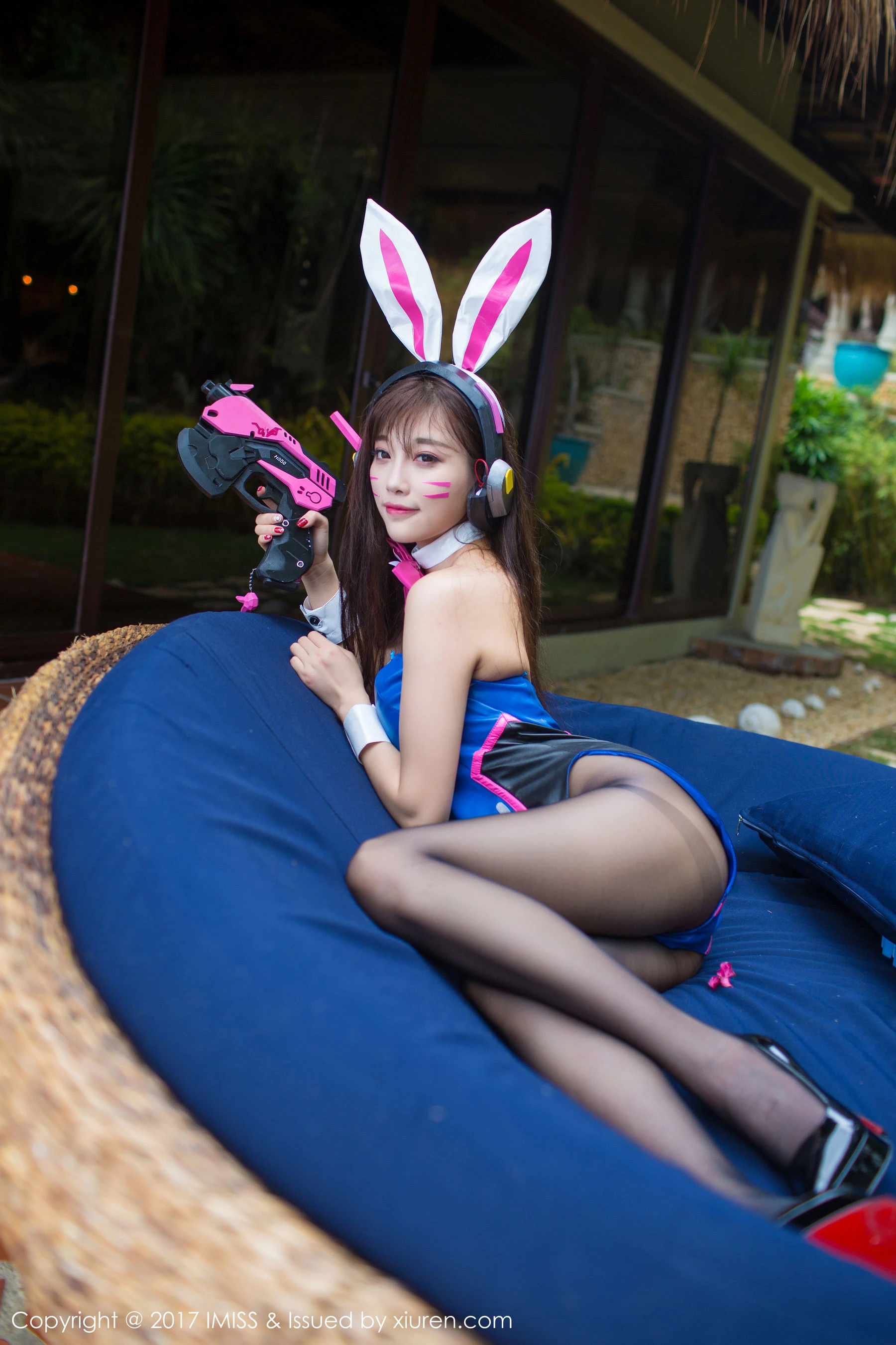 杨晨晨sugar《网格镂空内衣+DVA系列》 爱蜜社 VOL.154第18张