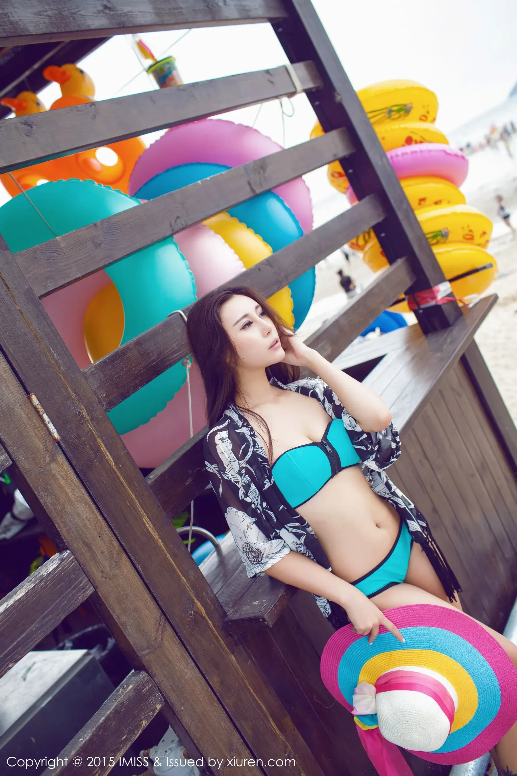 樂樂Mango《海边比基尼系列》 爱蜜社IMiss Vol.014第1张