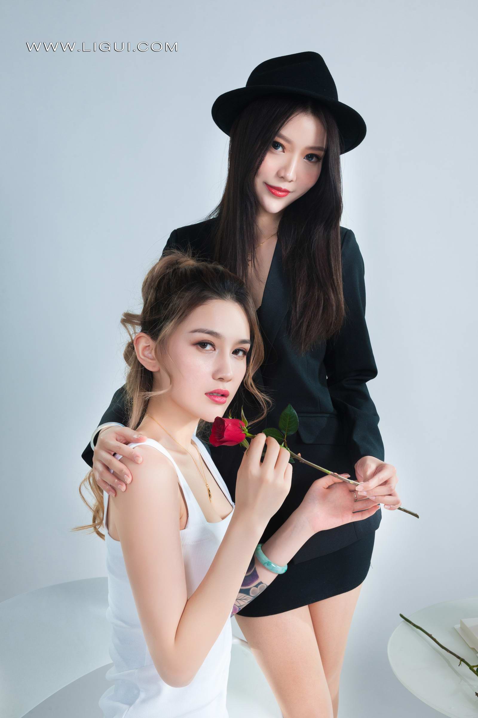 Ligui丽柜 2022.02.11 《双生花-情人之吻》甜甜&钟情第7张