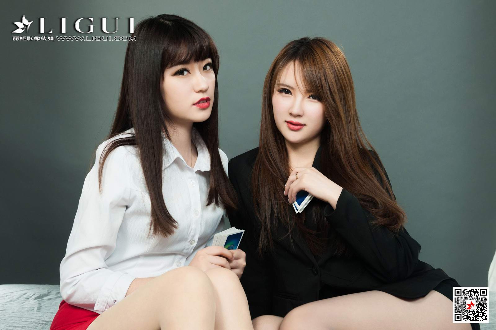 Ligui丽柜 2020.08.14《双生花》の 柔美肌香唇趾第2张