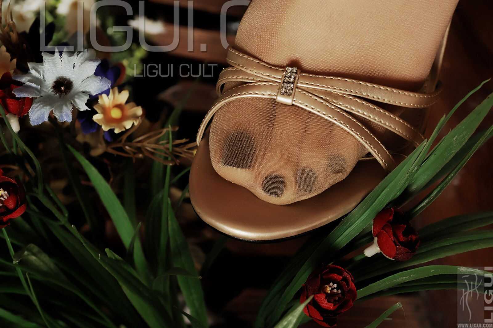 [丽柜LiGui] Model 海伦《少女的紅裙》丝足写真集图第3张