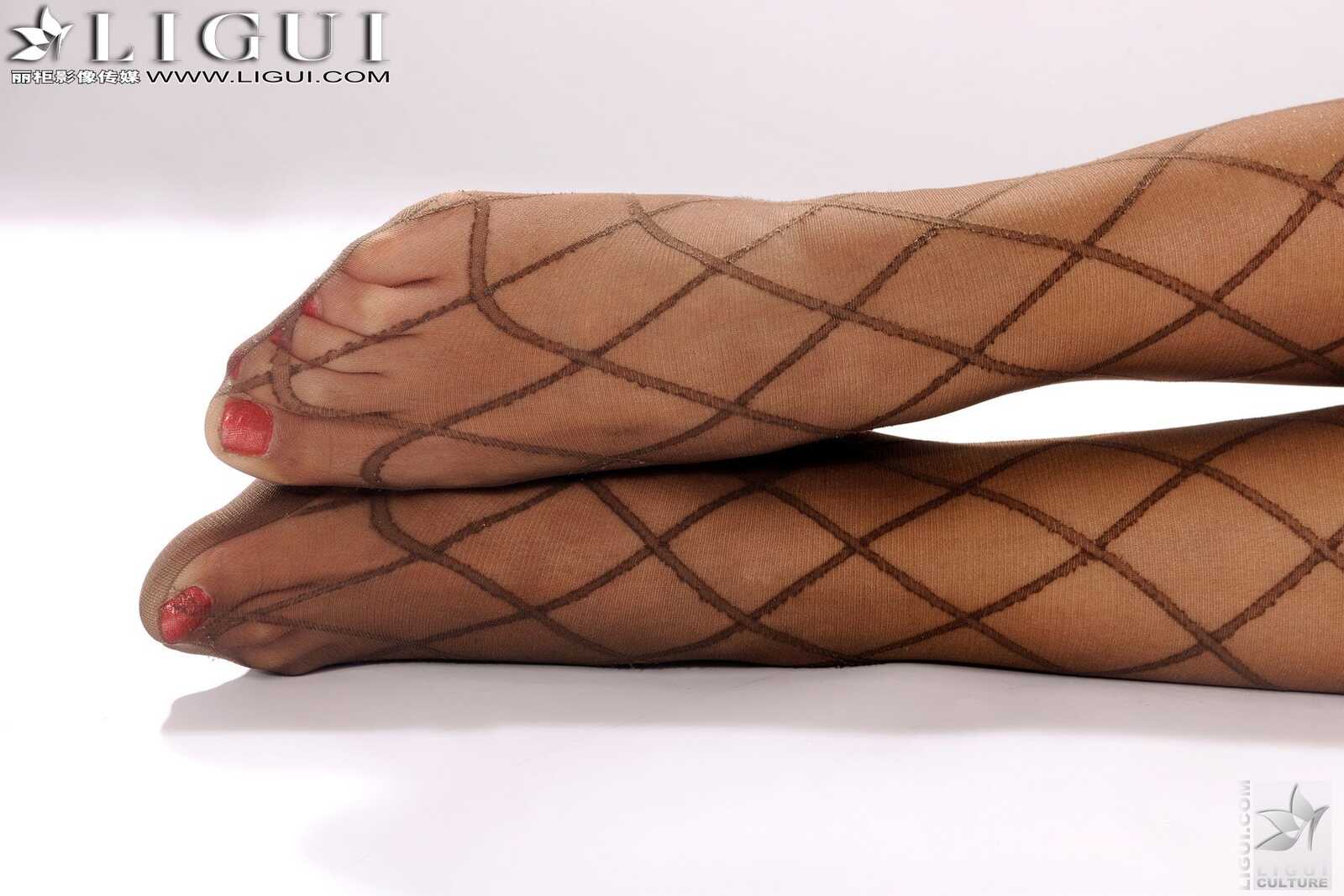 Model 田甜《网丝的诱惑》 [丽柜LiGui] 美腿玉足写第13张