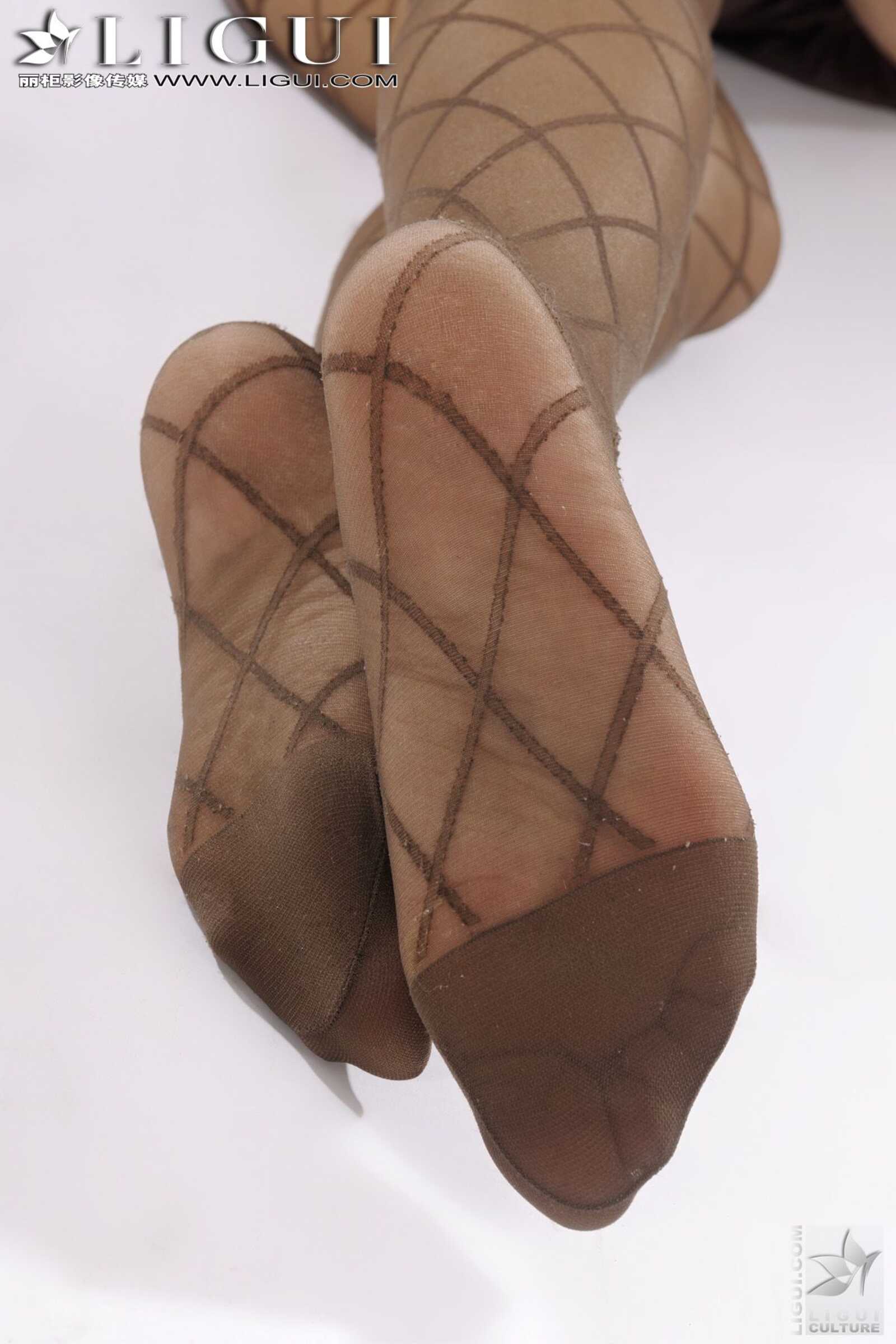 Model 田甜《网丝的诱惑》 [丽柜LiGui] 美腿玉足写第5张
