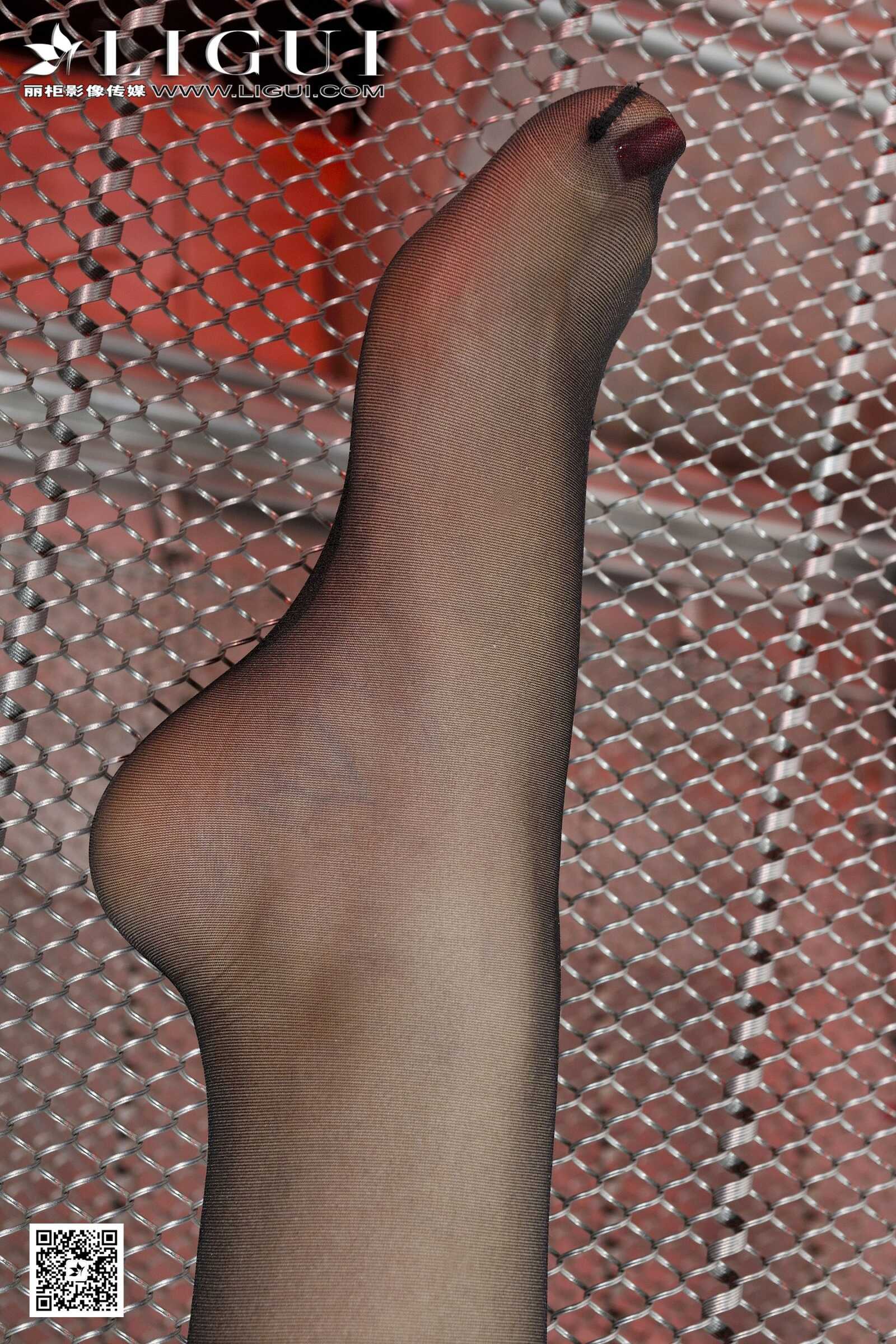 Model 文静《灰丝蓝色丽人》上下全集 [丽柜贵足第3张