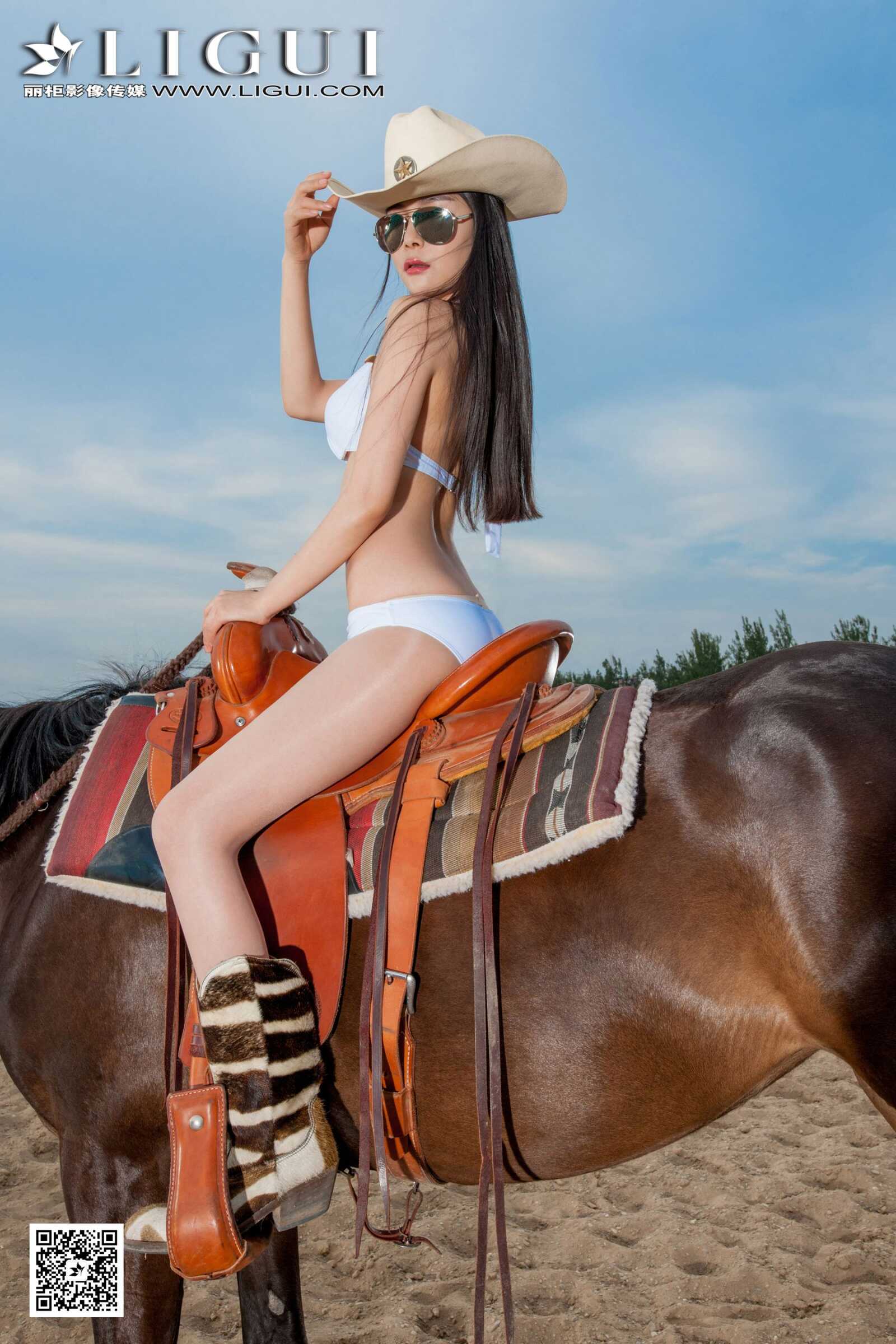 Model Kitty《骑马的泳装时尚女郎》上下全集 [丽柜第13张