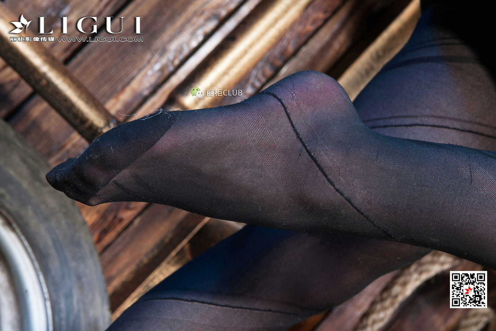 Model 袁颖芬《黑丝绳艺》 [丽柜Ligui] 写真集第15张