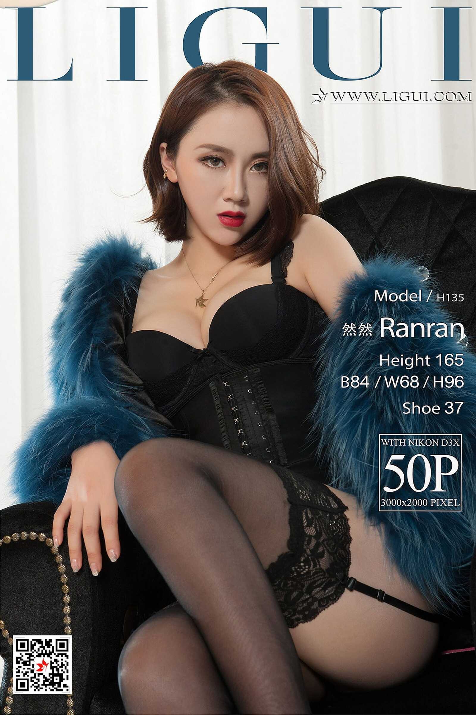 Mode 腿模然然《魅惑黑丝》 [丽柜Ligui] 写真集第1张