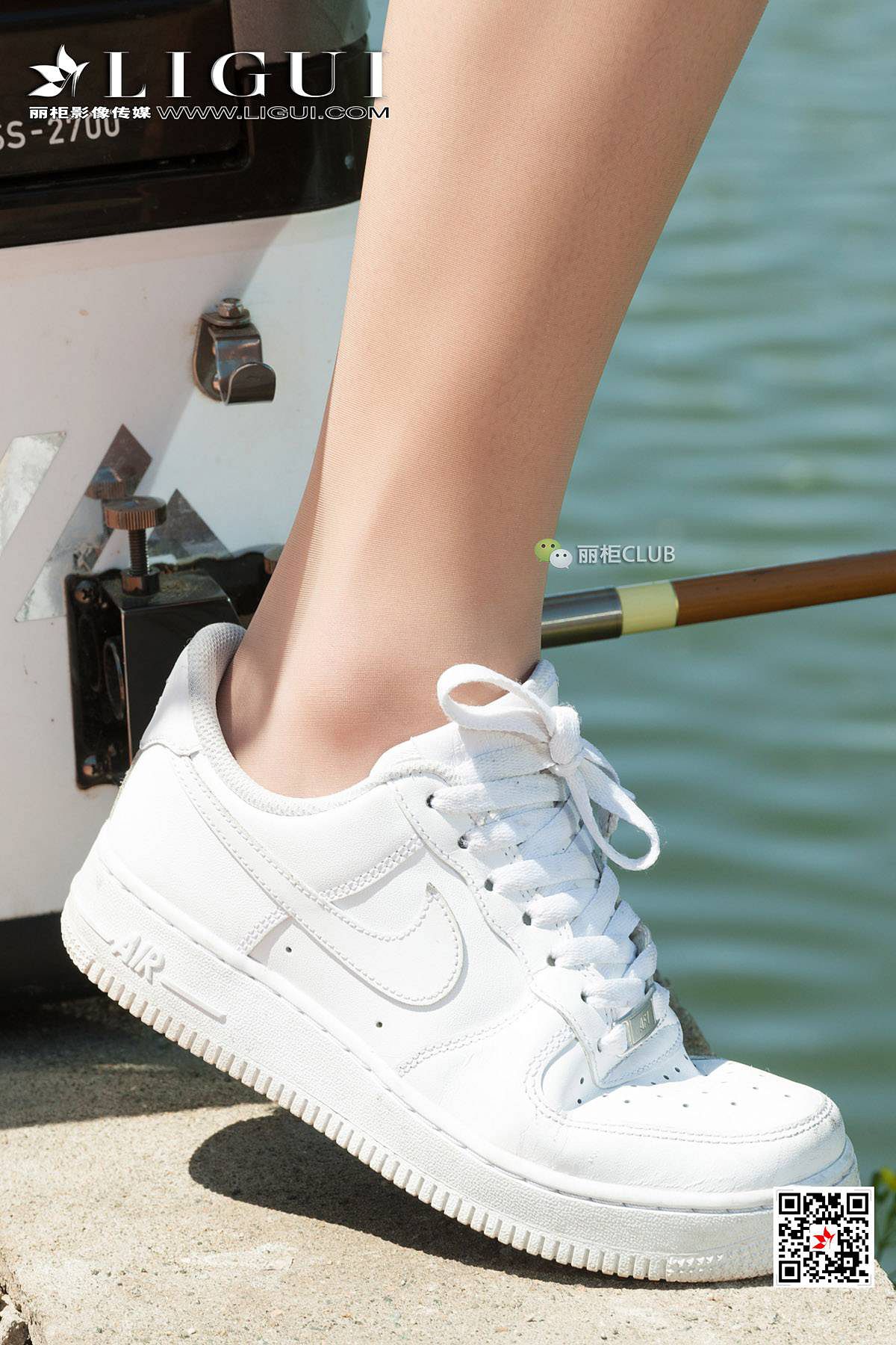腿模筱筱&amp;amp;然然《钓鱼丝足》 [丽柜LIGUI] 美腿玉第7张