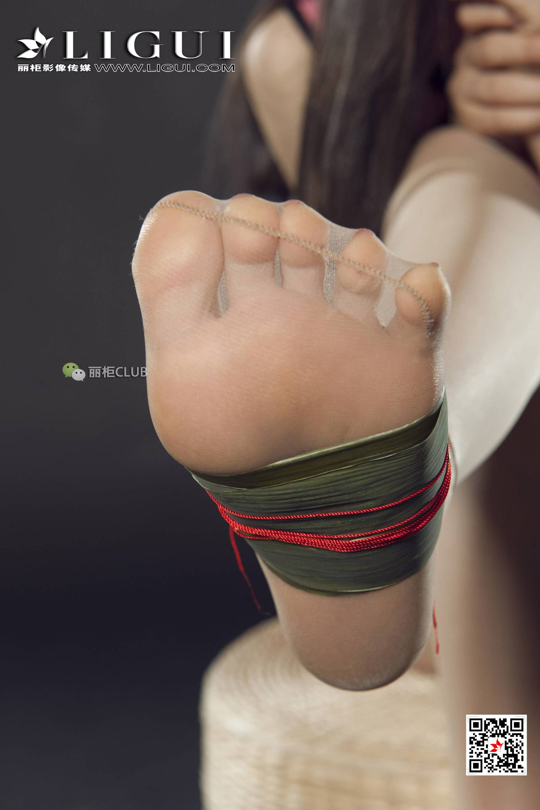 足模雪糕《端香旗袍丝足》 [丽柜LIGUI] 网络丽人第13张