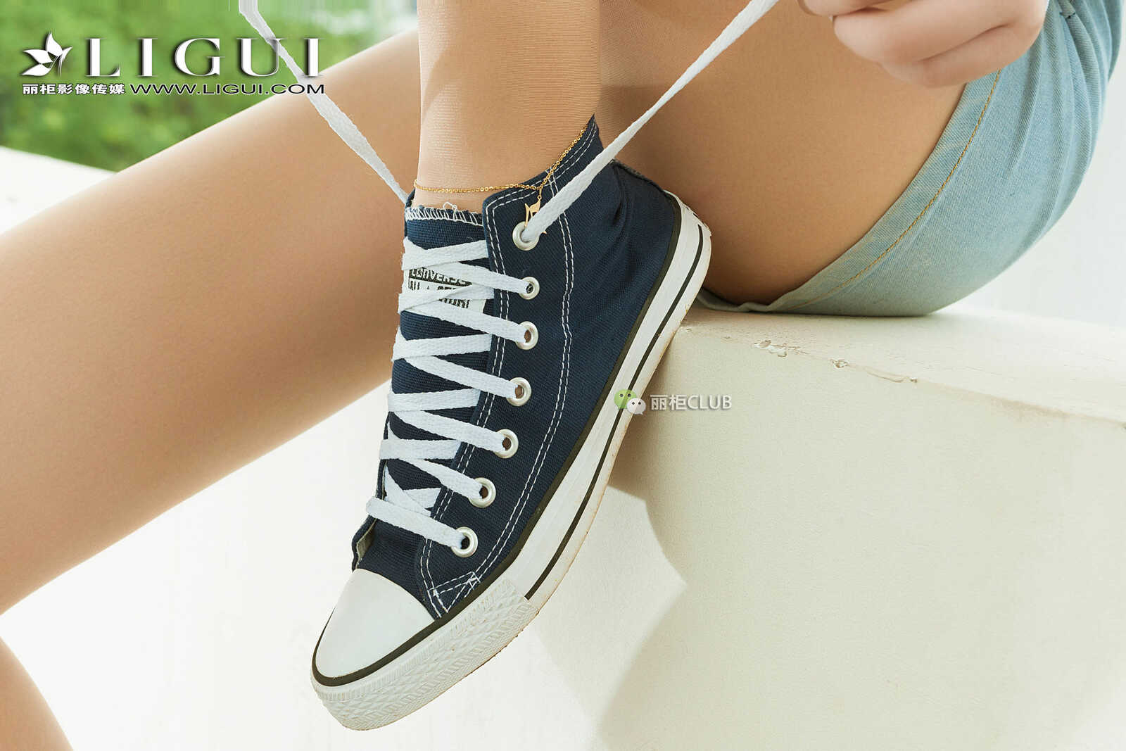 足模敏儿《运动肉丝丝足》 [丽柜Ligui] 美腿丝足第12张