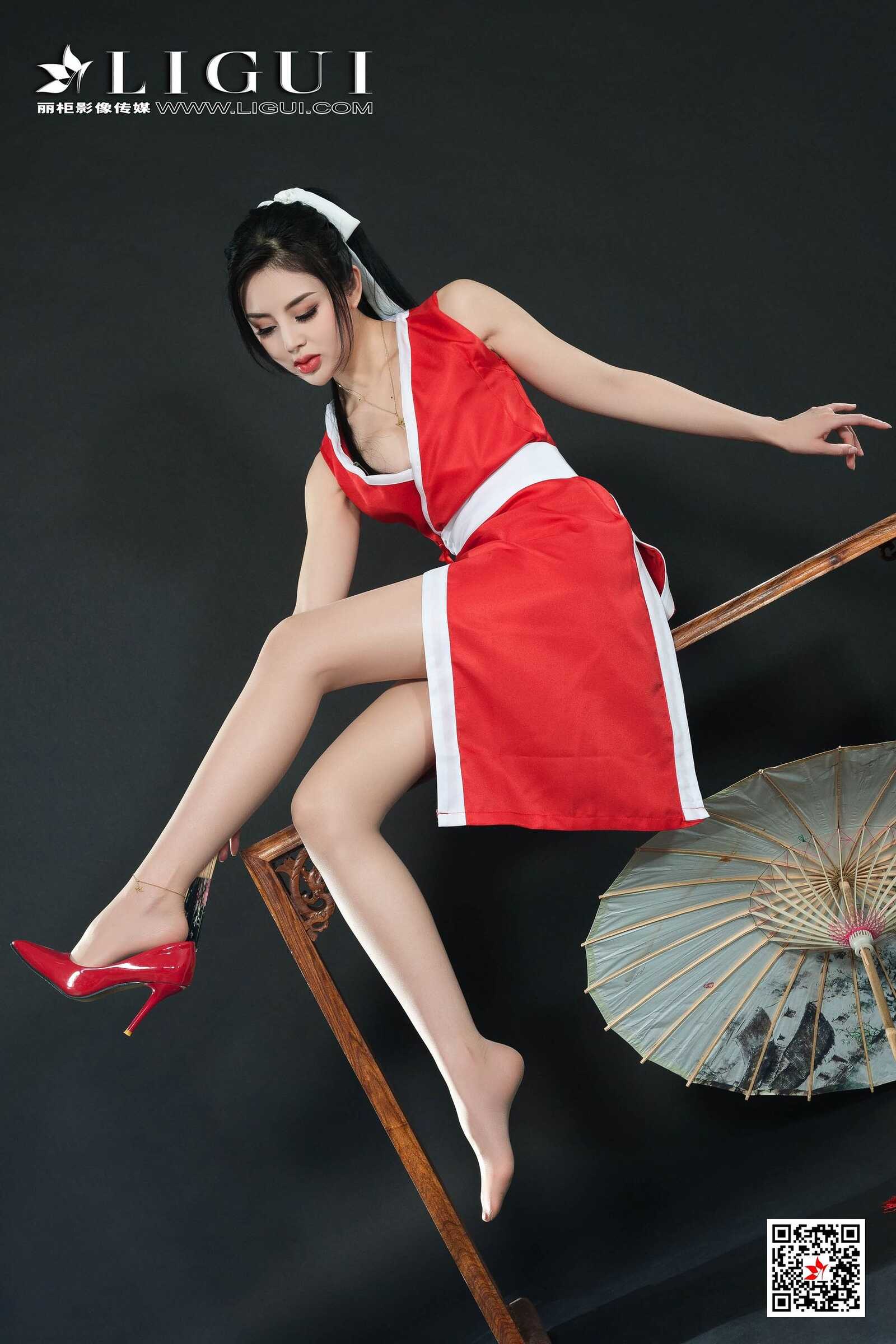 凉儿《不知火舞COS》 [丽柜Ligui] 写真集第9张