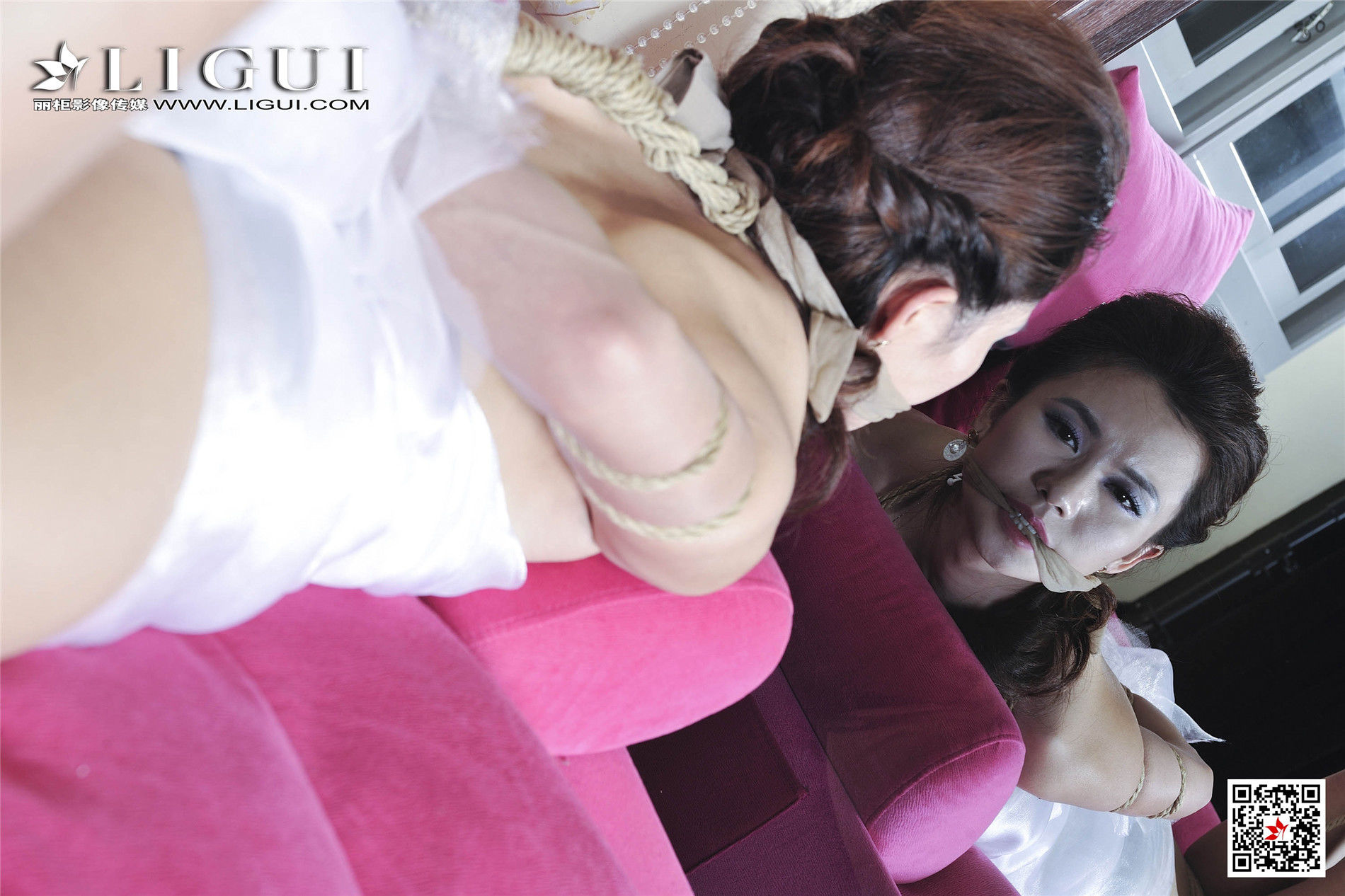 Model 安娜《婚纱捆绑》 [丽柜美束] 写真集第1张