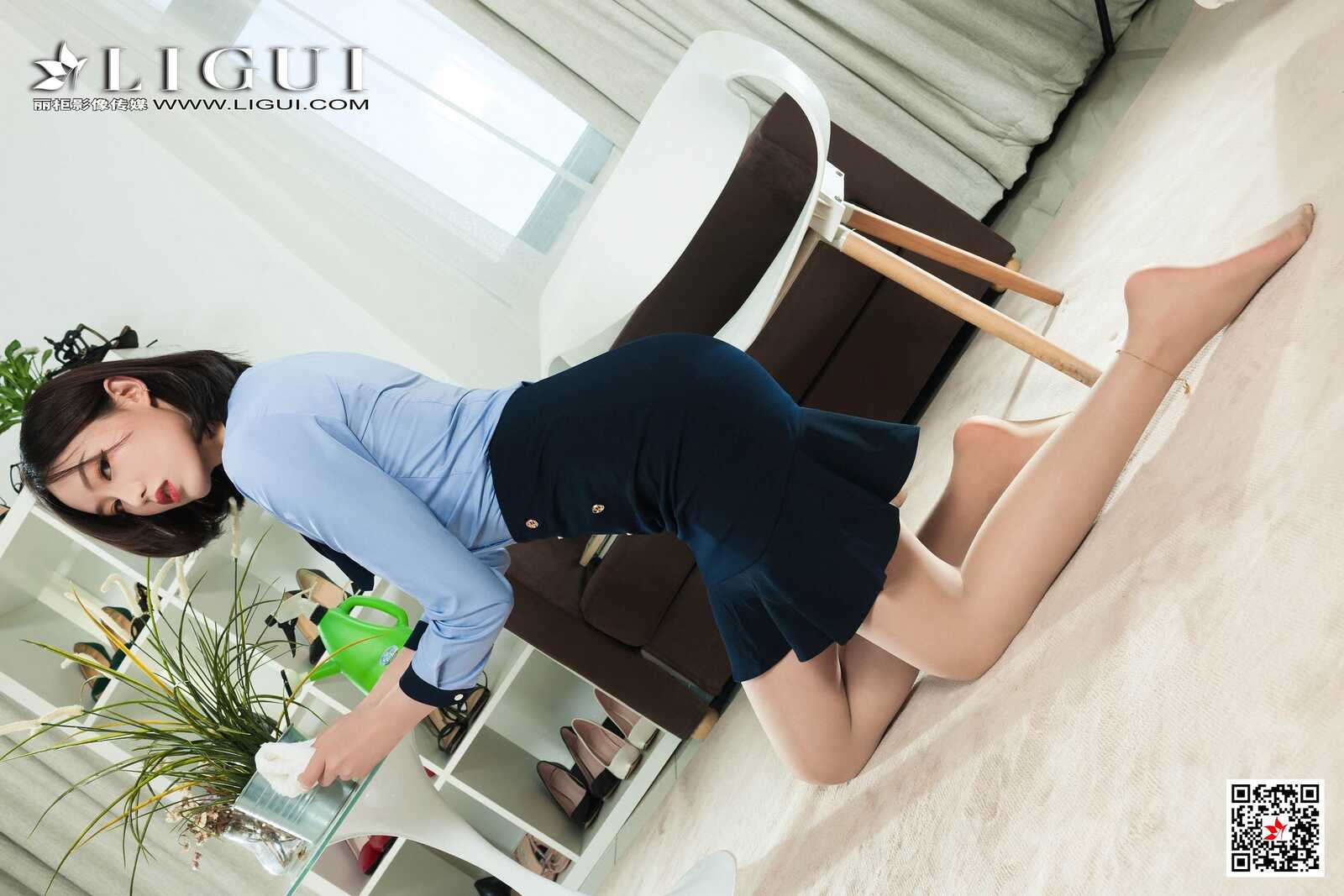 腿模敏儿《长腿御姐丽人》 [丽柜Ligui] 写真集第3张