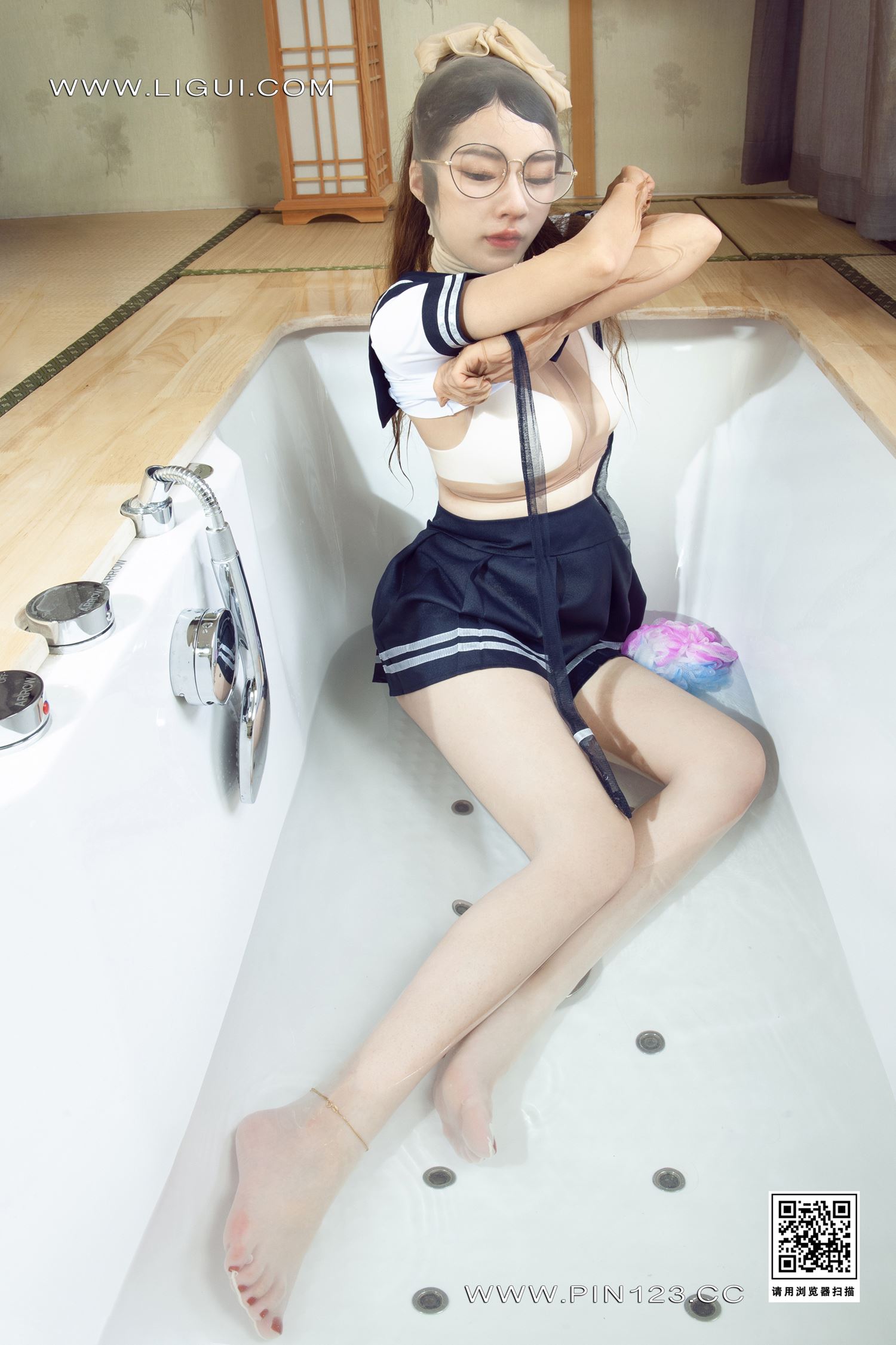 [Ligui丽柜]2022.09.05 香浴丝颜 汐汐第7张