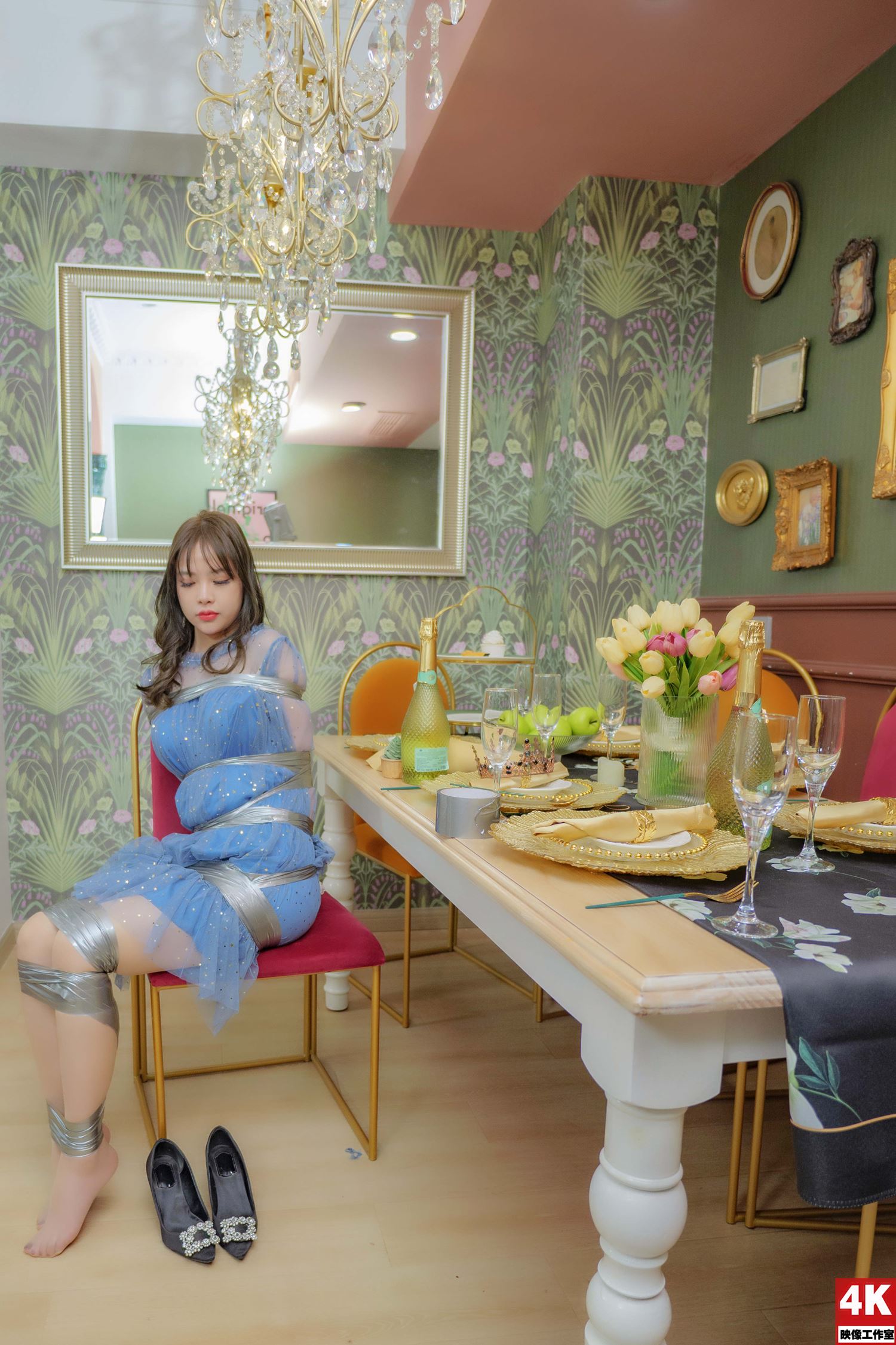 [Ligui丽柜]2022.04.30 法式幽默2 小琳琳第6张