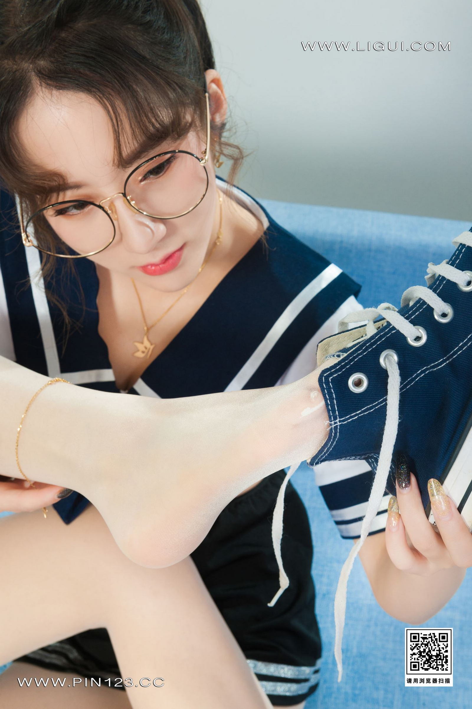 [Ligui丽柜]2022.09.16 双生花-紧缚花季 小智贤&amp;汐汐第25张