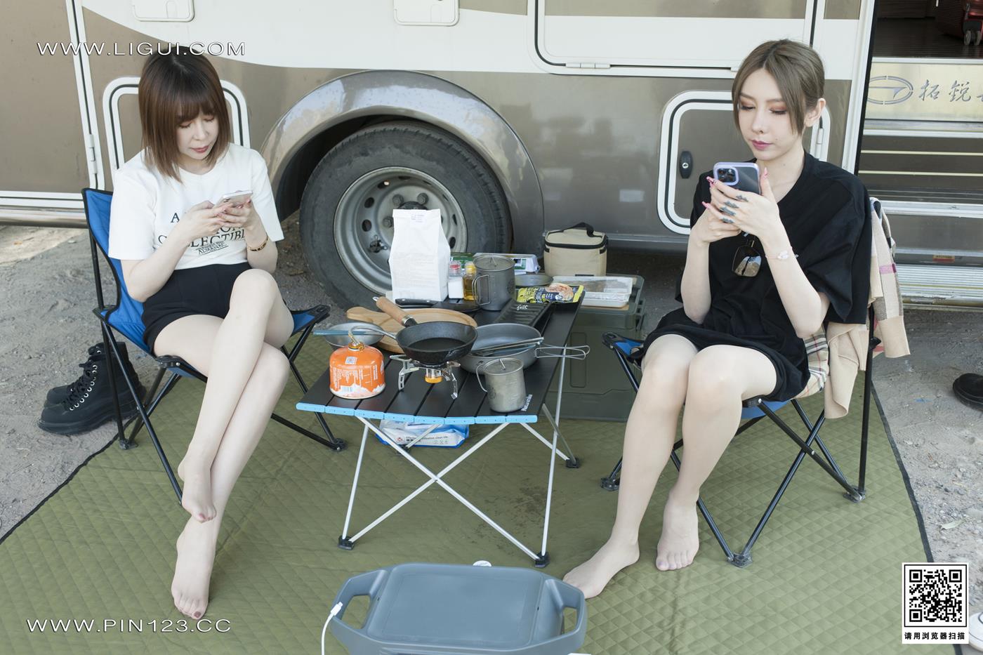 [Ligui丽柜]2022.10.28 香丝露营 兔子＆Vicky第2张