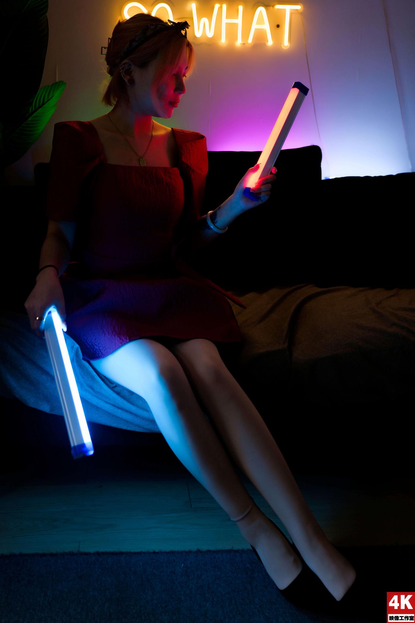 [Ligui丽柜]2022.08.17 氛围灯下的肉丝 小发第7张