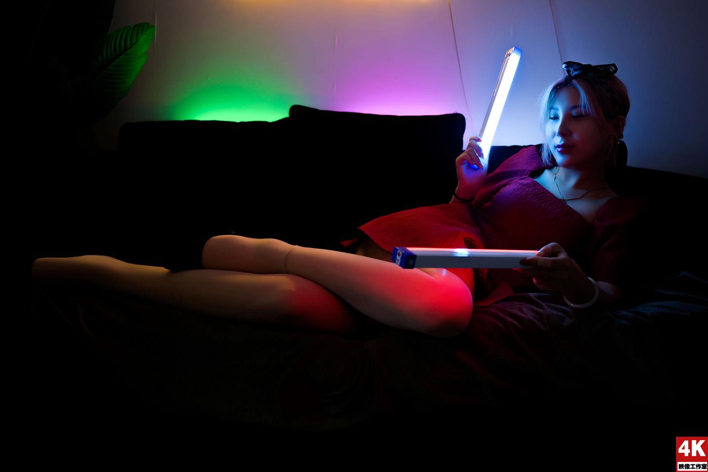 [Ligui丽柜]2022.08.17 氛围灯下的肉丝 小发第7张