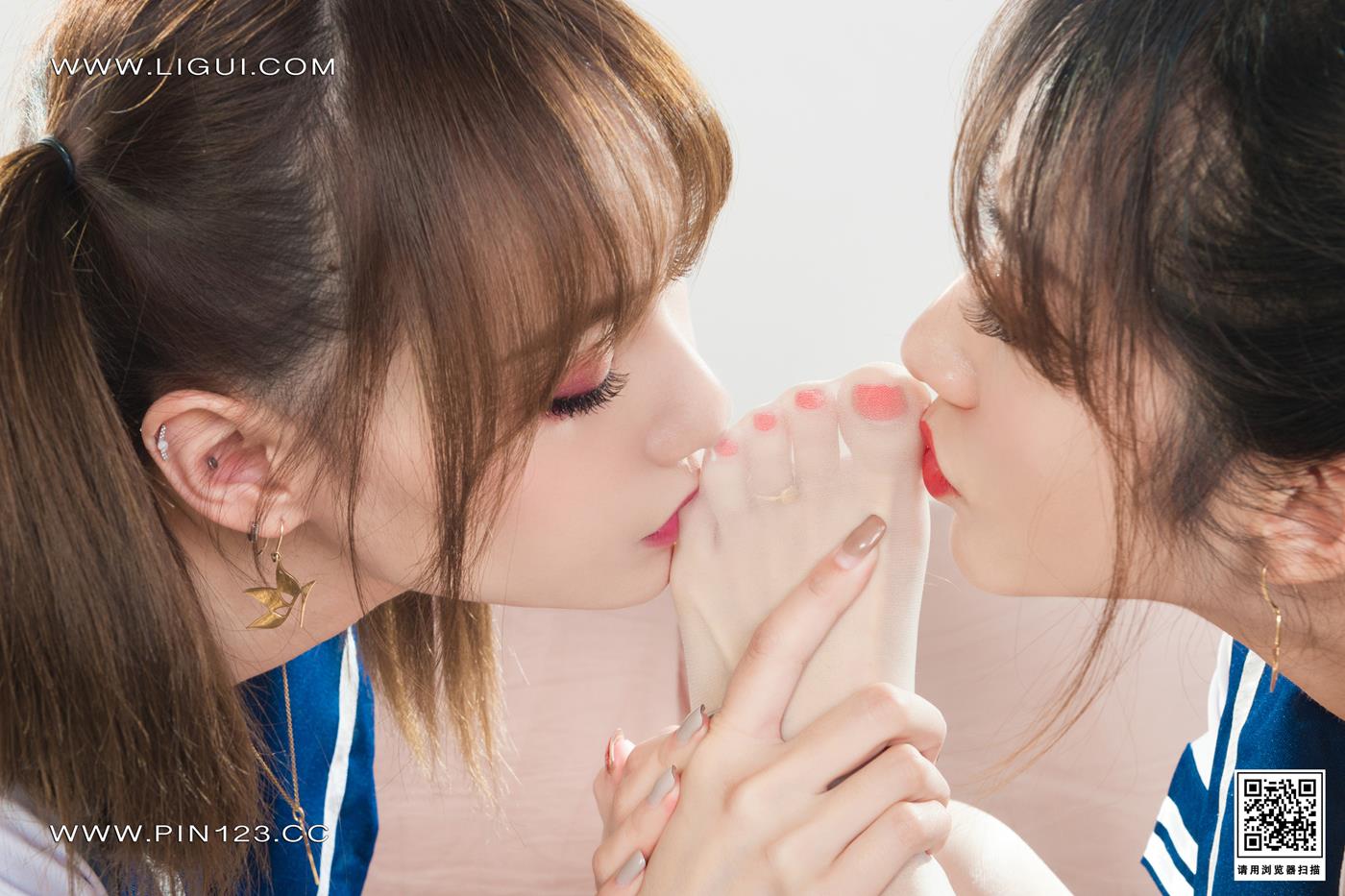 [Ligui丽柜]2023.03.02 双生花-同桌的你（下） 心心＆汐汐第16张