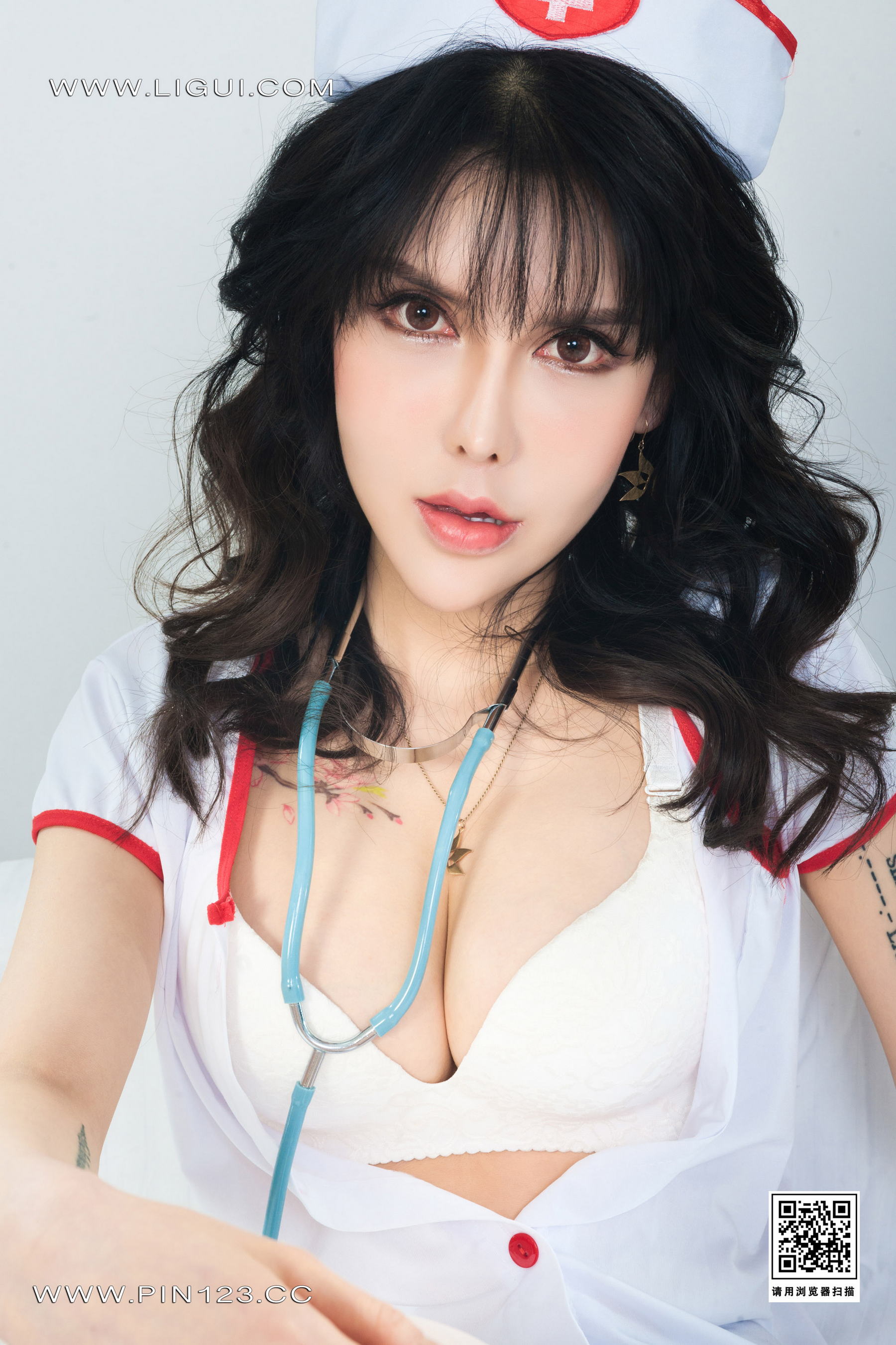 [Ligui丽柜] 2023.04.17《白丝天使》猫猫第13张