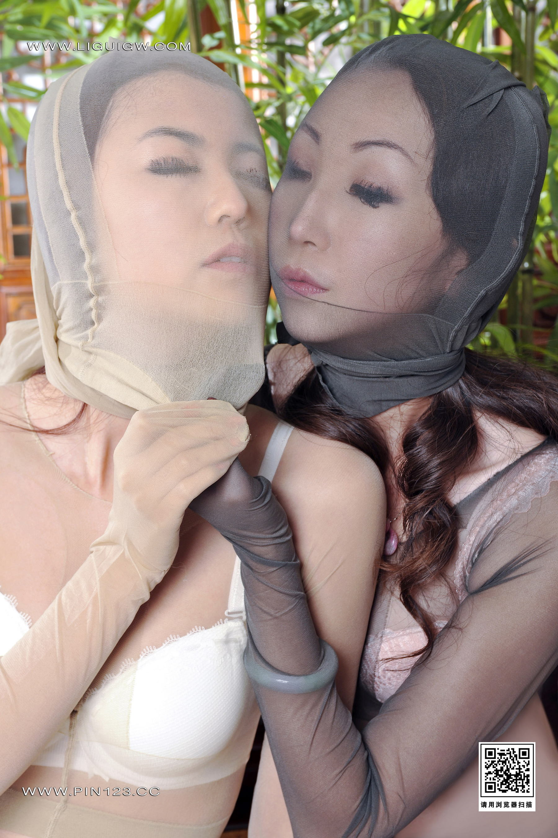 [Ligui丽柜] 2023.10.25 丽柜典藏《颜丝互动》可馨＆小唐第6张