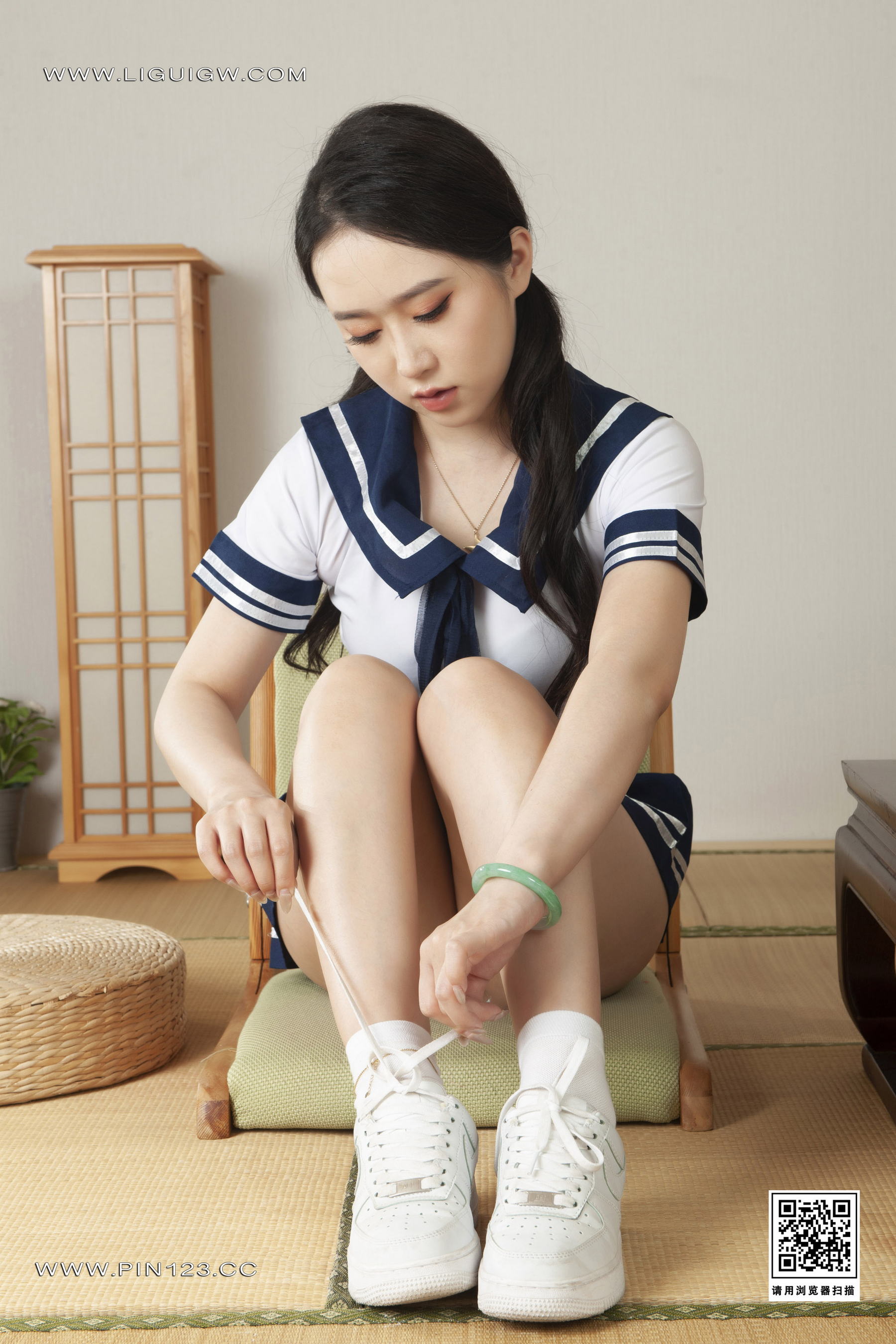 [Ligui丽柜] 2023.11.13《邂逅玉足》私人定制 柒柒第20张