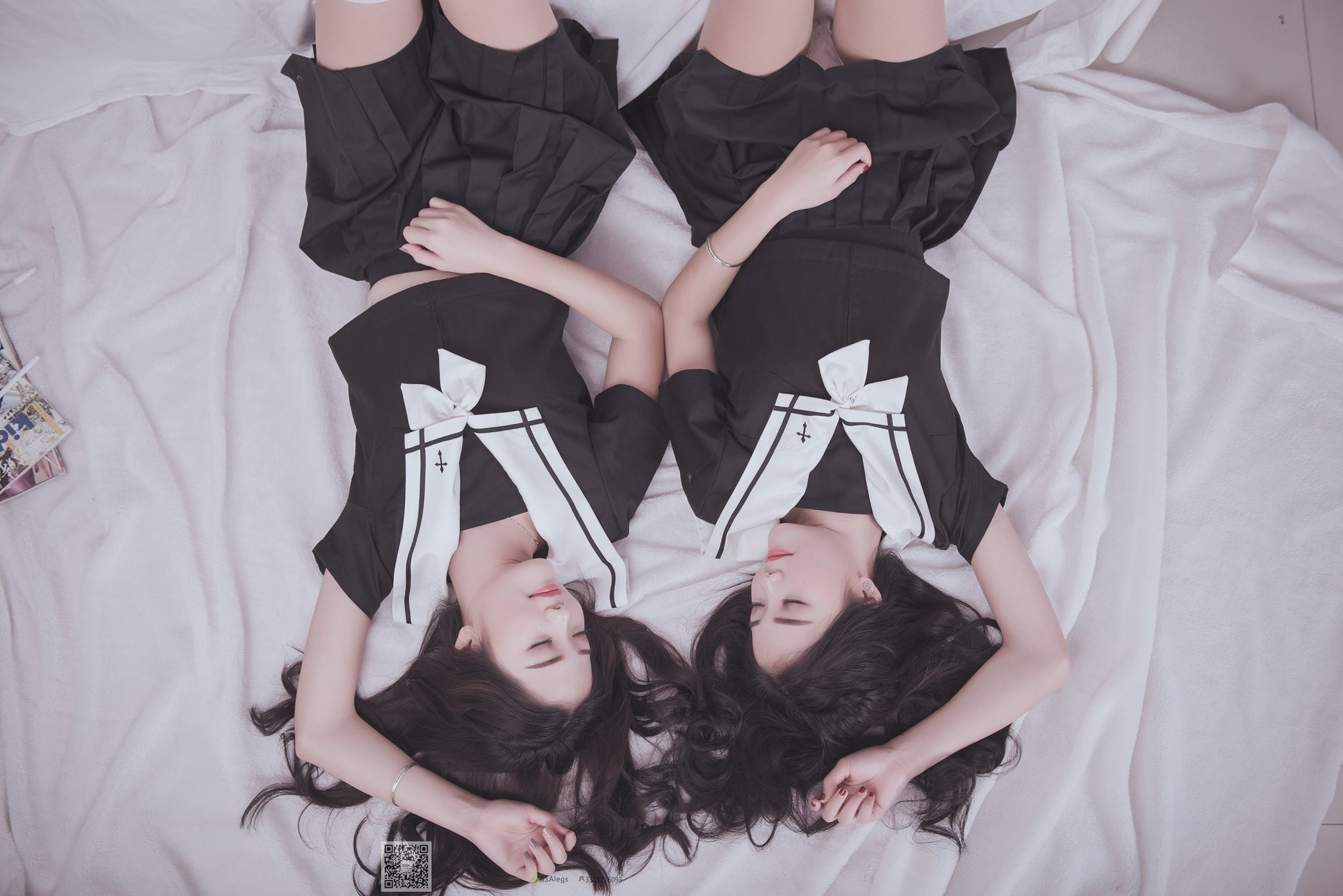 [SSA丝社]超清写真 NO.028 青青姐妹 姐妹花的JK情[85P]第15张