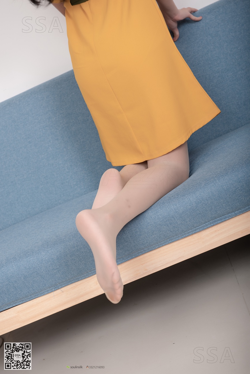[SSA丝社]超清写真 NO.165 小凉 黄色连衣裙肉丝首秀[99P]第6张