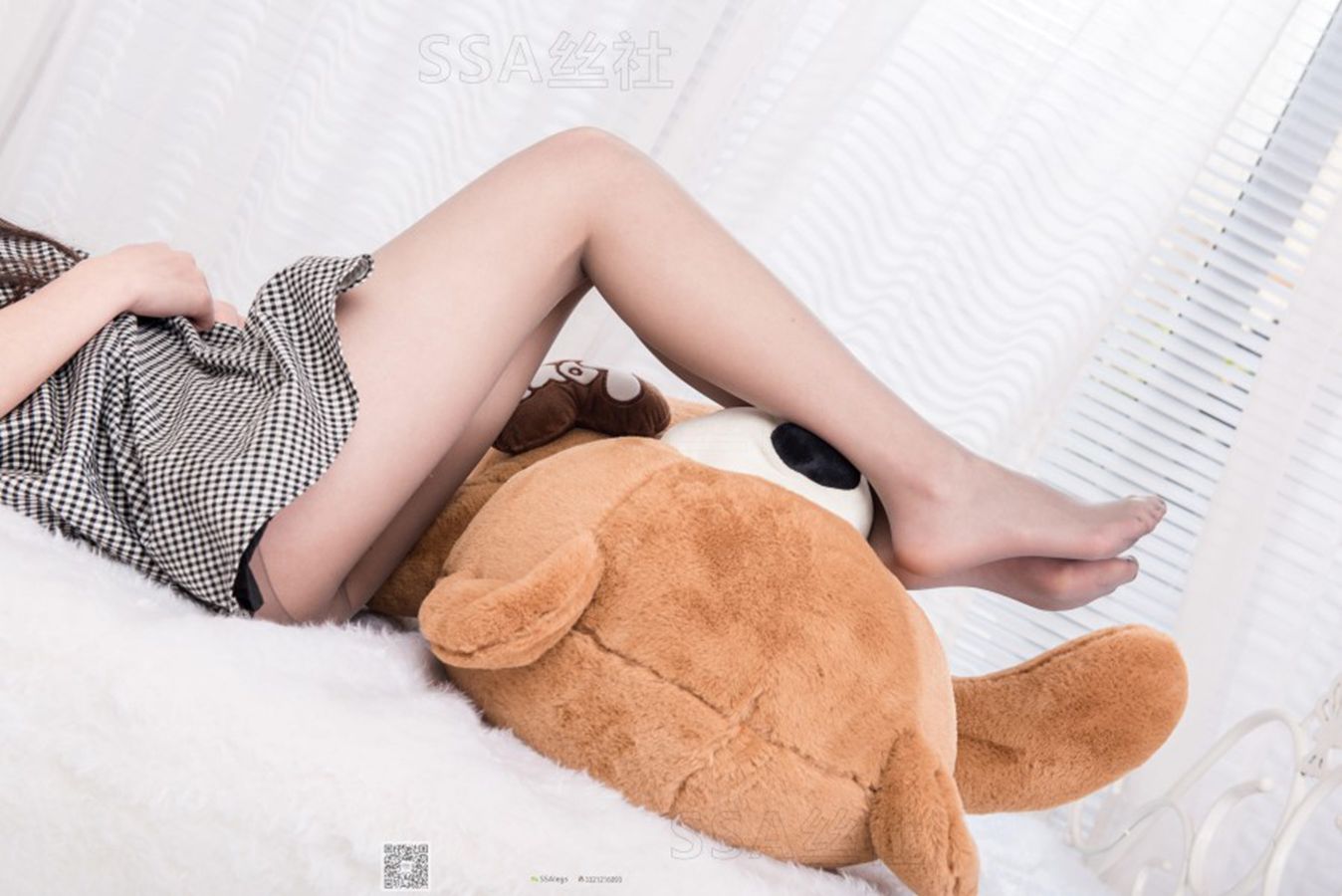 [SSA丝社] NO.075 佳佳 小师妹的最佳玩偶灰丝 在现浏览第4张