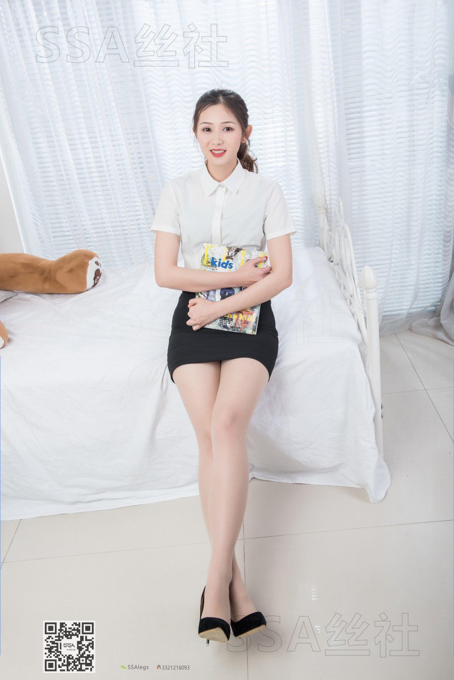 [SSA丝社] NO.087 雯雯 甜美OL装 在现浏览第1张