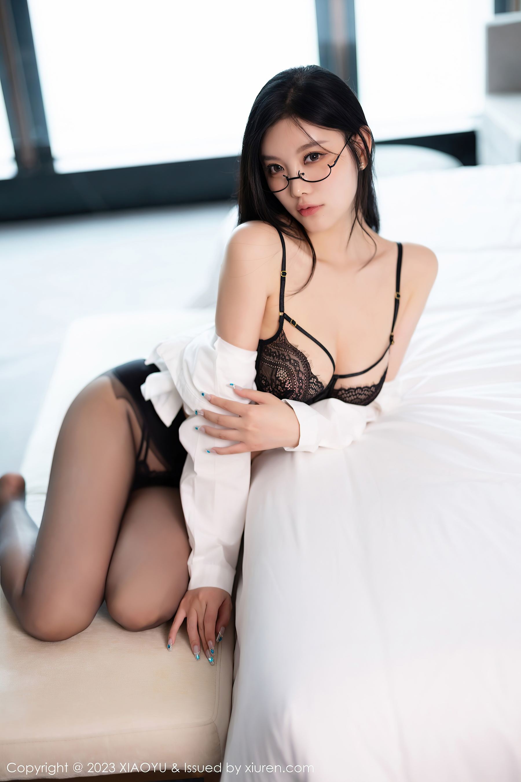  语画界 VOL.1121 杨晨晨Yome 黑丝制服第11张