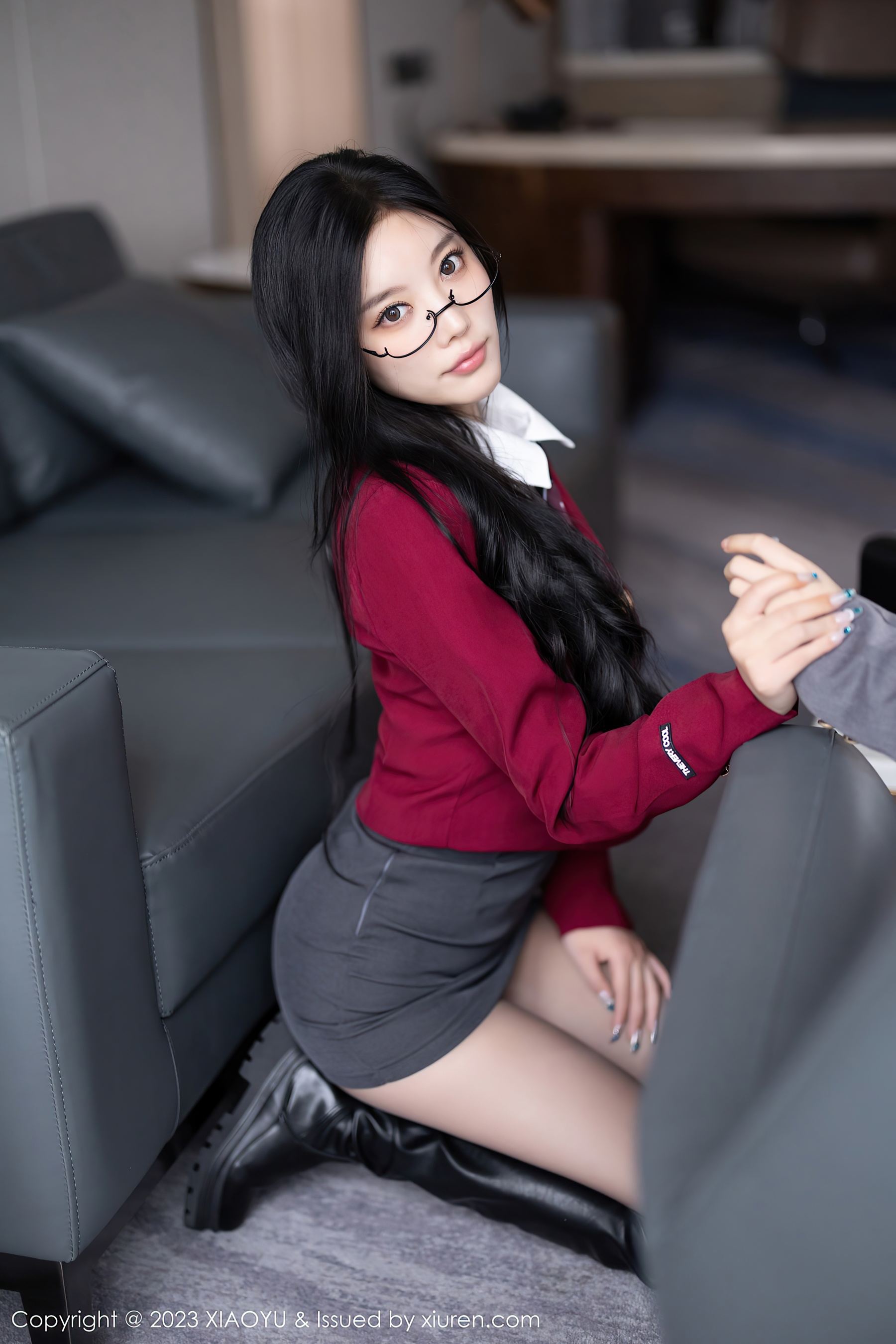 语画界 VOL.1121 杨晨晨Yome 黑丝制服第29张