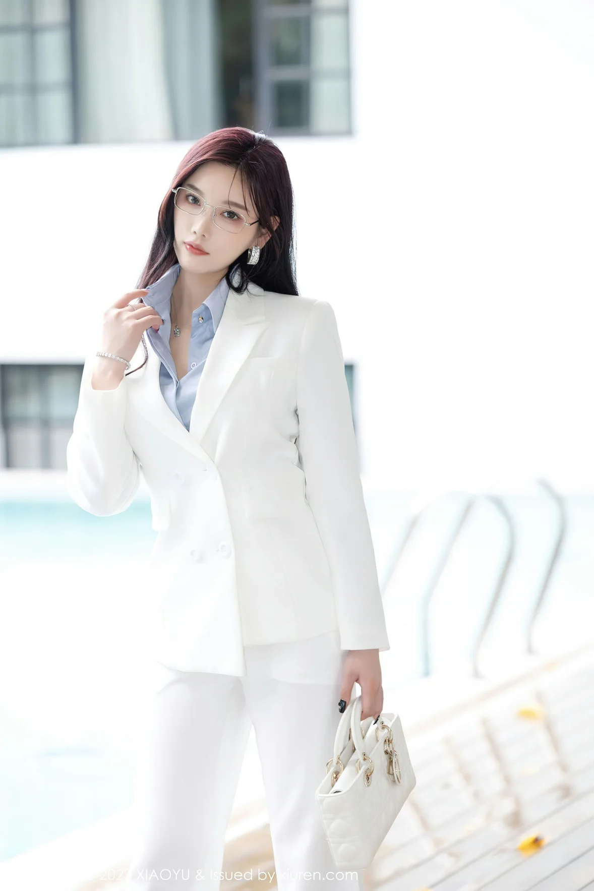  XIAOYU 语画 Vol.1065 杨晨晨Yome 白色简约OL贵州旅拍 [86P]第4张