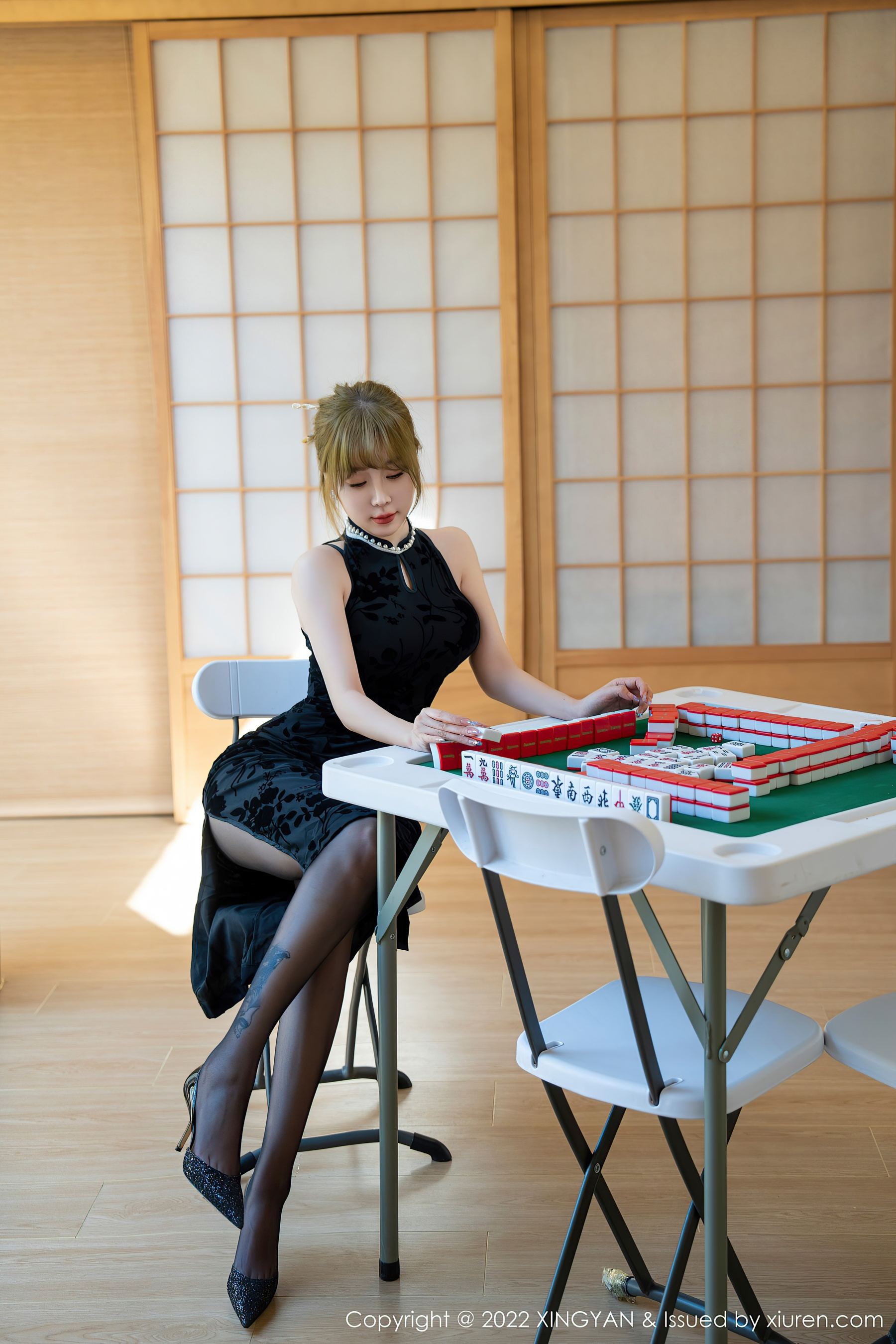 星颜社 VOL.148 王雨纯 黑丝美臀第18张