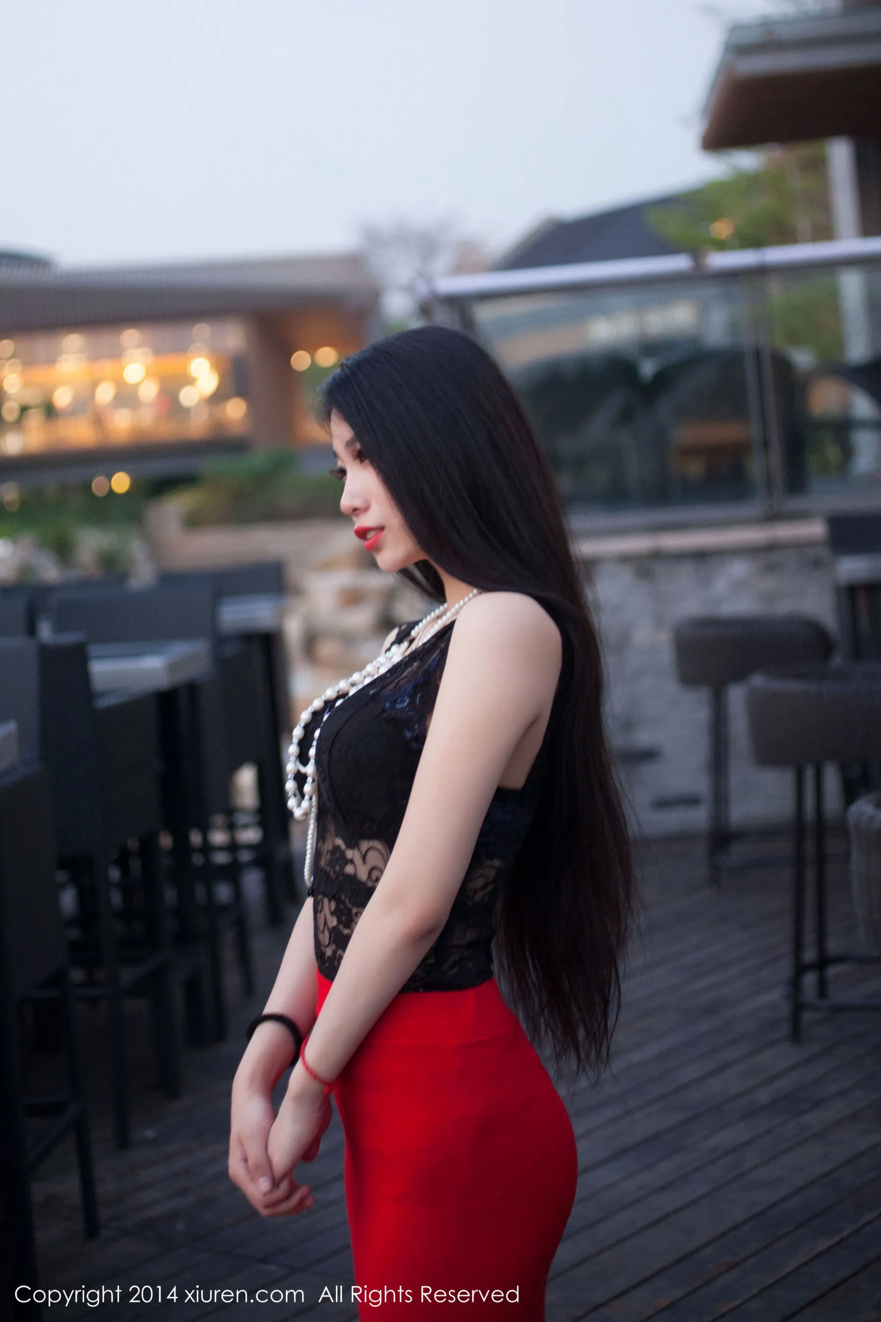 战姝羽Zina《翘臀无敌》 秀人网 No.128第5张