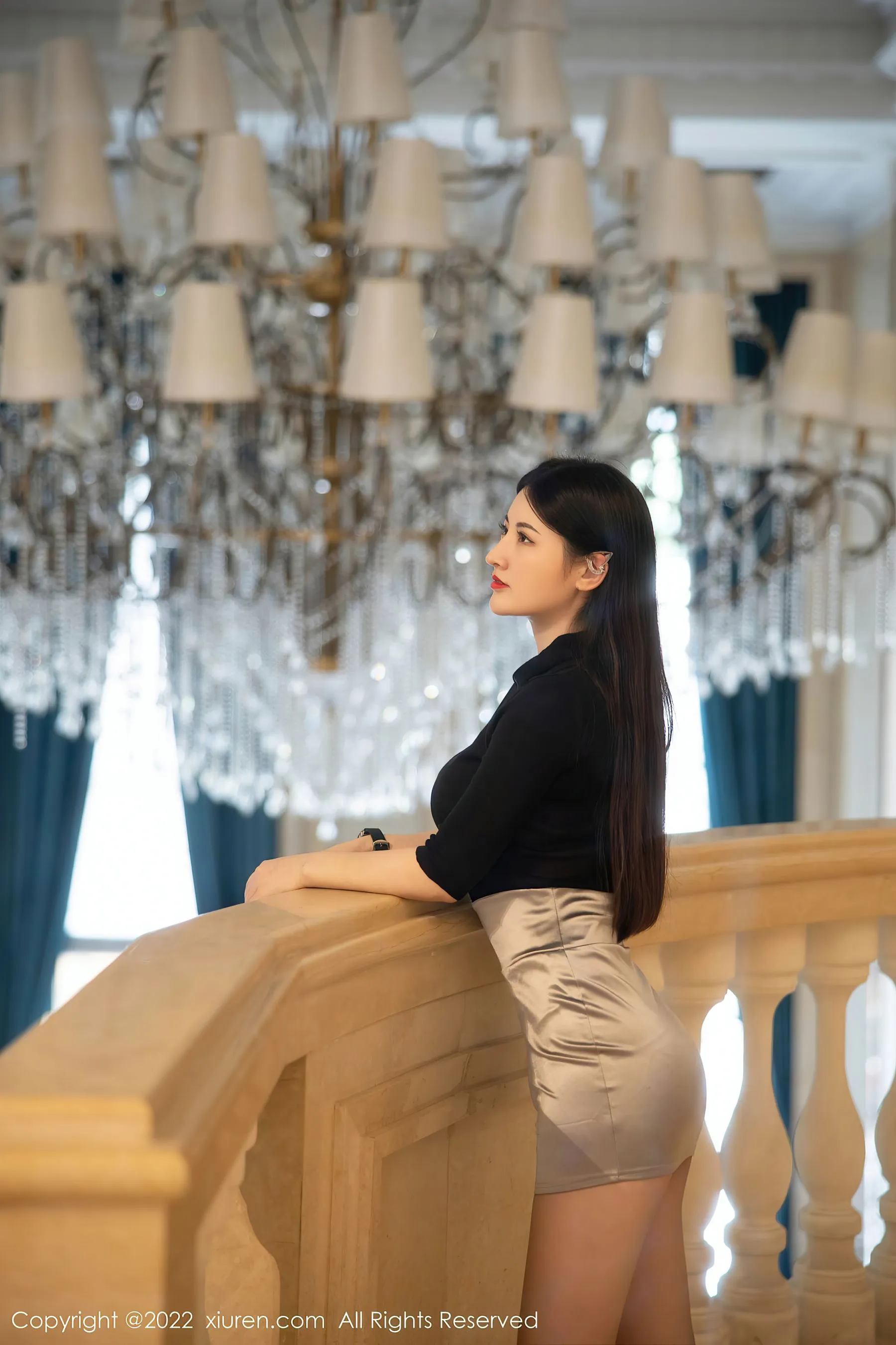  秀人网 No.5829 诗诗kiki 黑丝美臀第24张