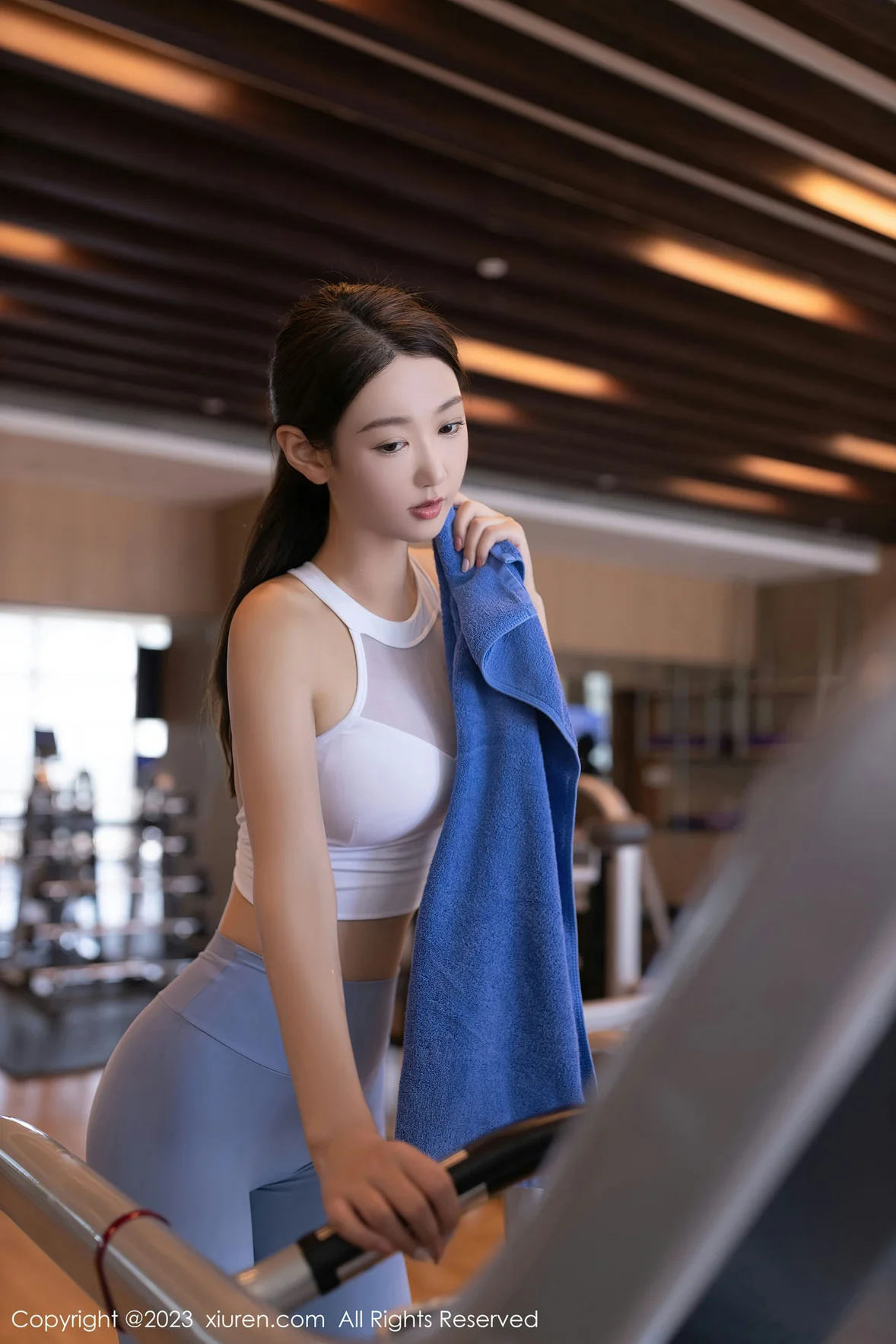  XiuRen 秀人 No.7197 唐安琪 瑜伽服健身场所拍摄澳门旅拍 [81P]第6张