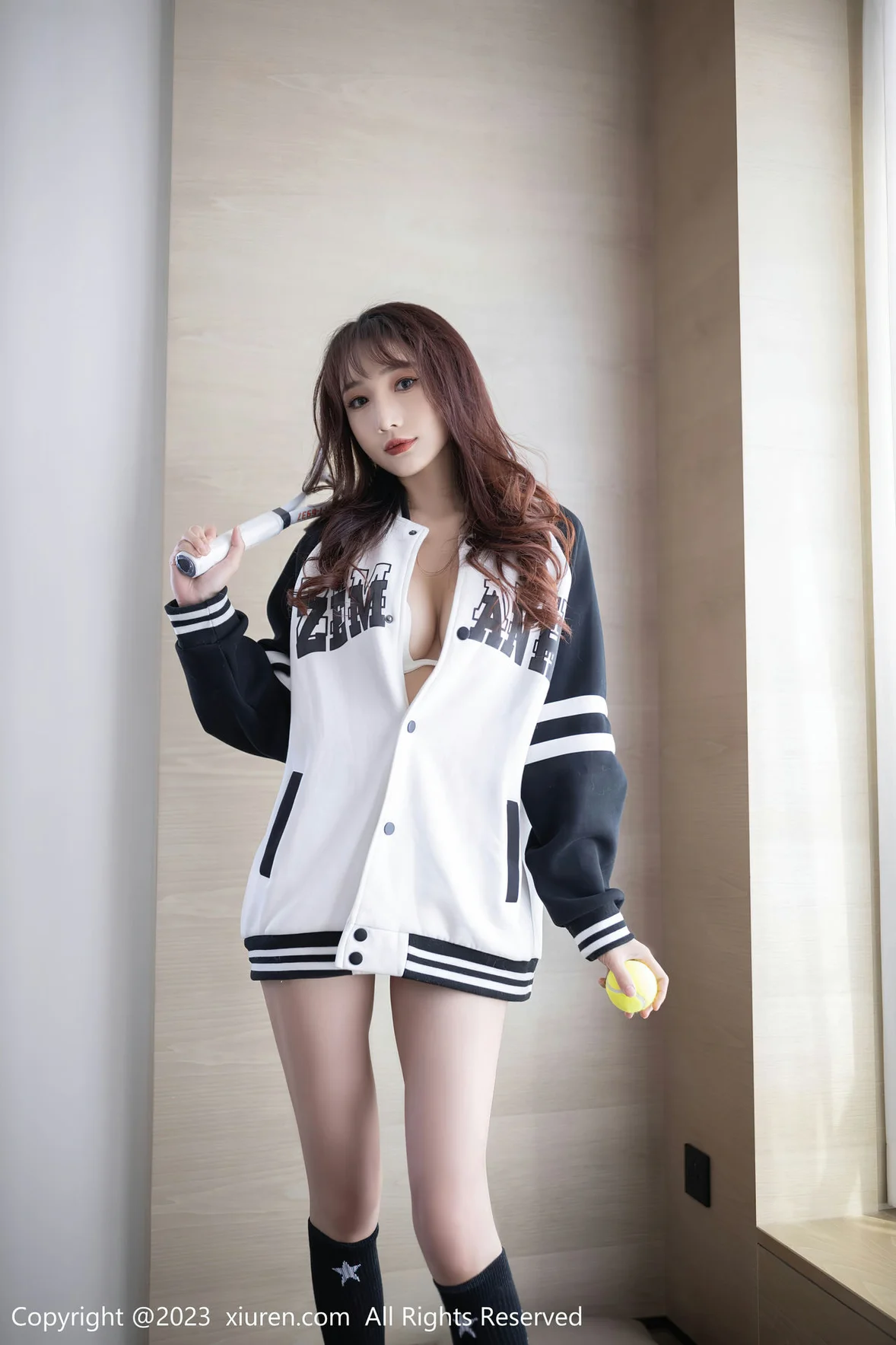  XiuRen 秀人 No.6884 陆萱萱 网球主题拍摄性感写真 [82P]第1张