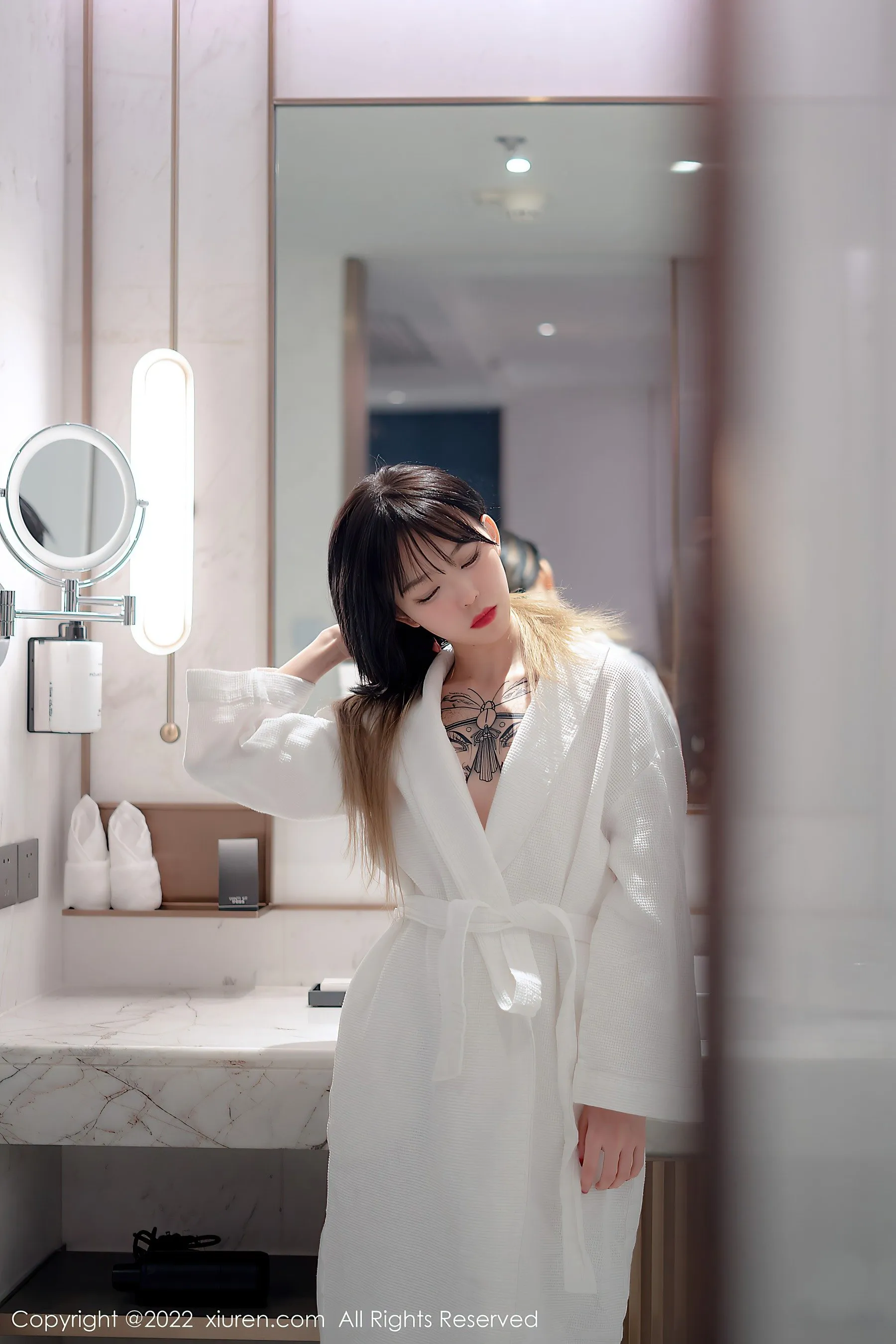 秀人网 No.4611 奶瓶. 淑女美腿长裙薄纱第8张